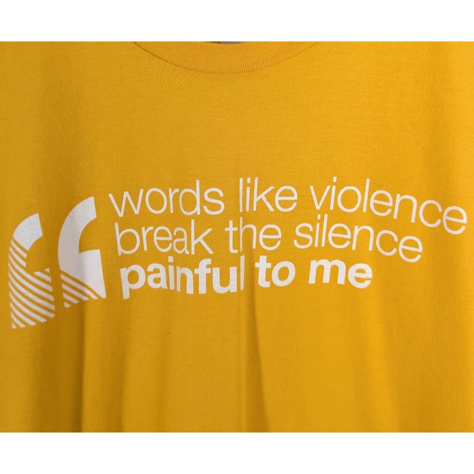 American Apparel VINTAGE Depeche Mode Enjoy the Silence T-Shirt Yellow L USA Shirt Mens 2000s Y2K American Apparel vintage graphic tee Size US L / EU 52-54 / 3 - 4 Thumbnail