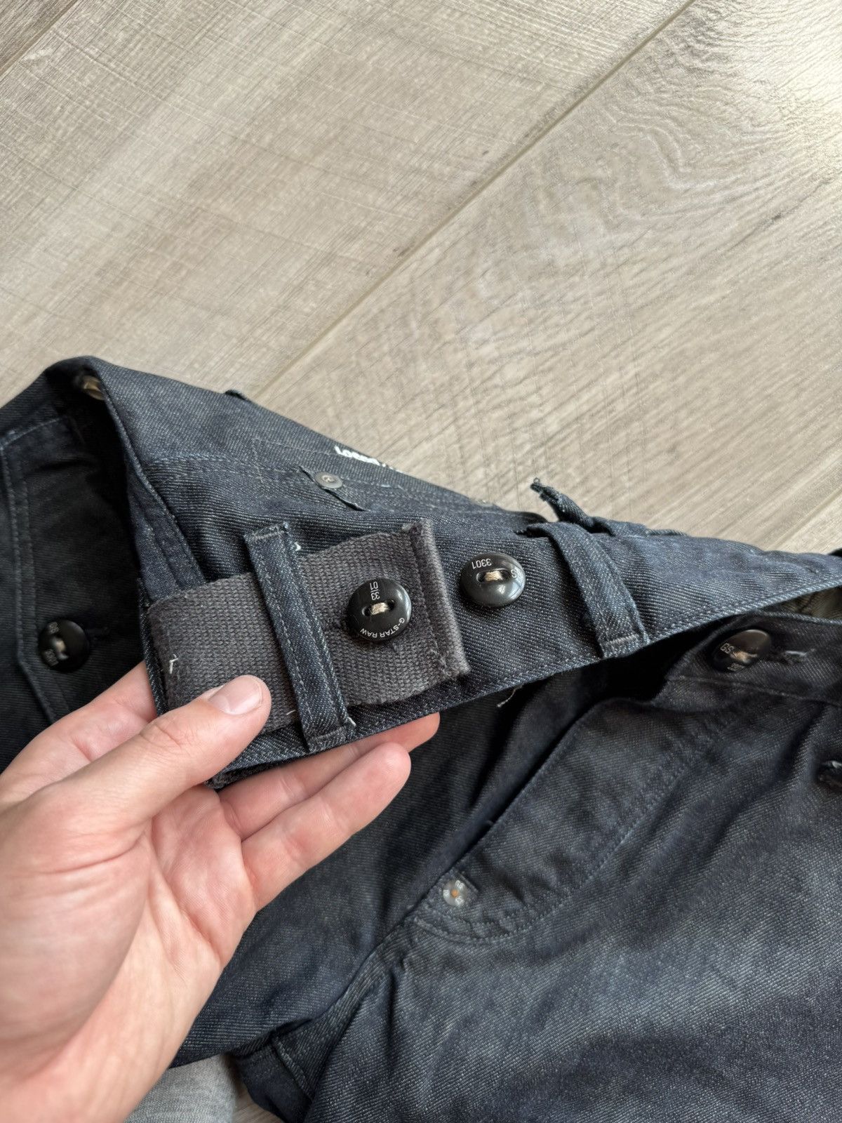 G-Star G Star Raw 3301 Avant Garde Y2K Italy Japan Punk Opium Jeans Size US 32 / EU 48 - 11 Thumbnail