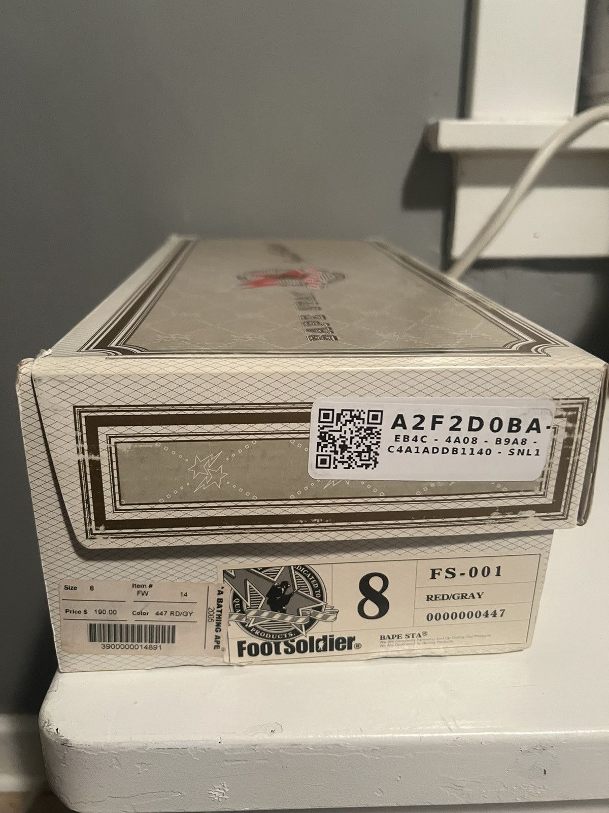 Bape × Kaws Bape x Kaws Skullsta Grey 2005 Size US 8 / EU 41 - 7 Thumbnail