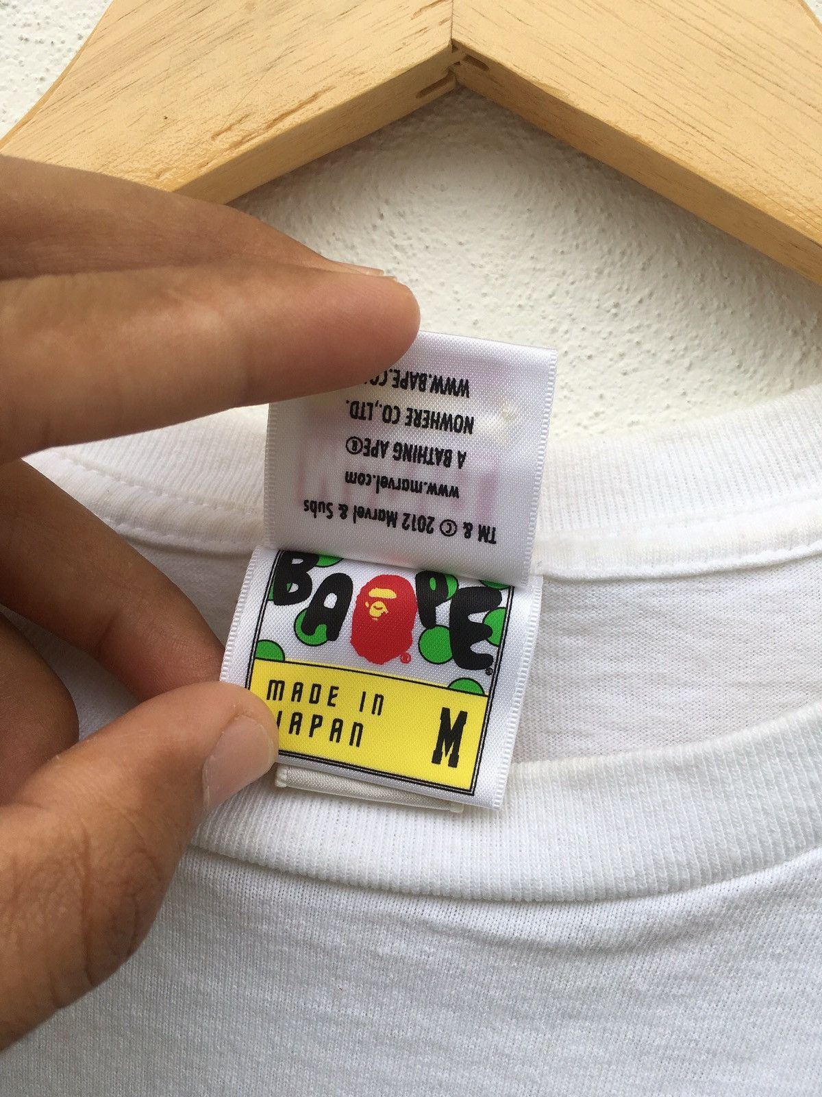 Bape Bape x Marvel Amazing Spider-Man Tee Size US M / EU 48-50 / 2 - 7 Thumbnail