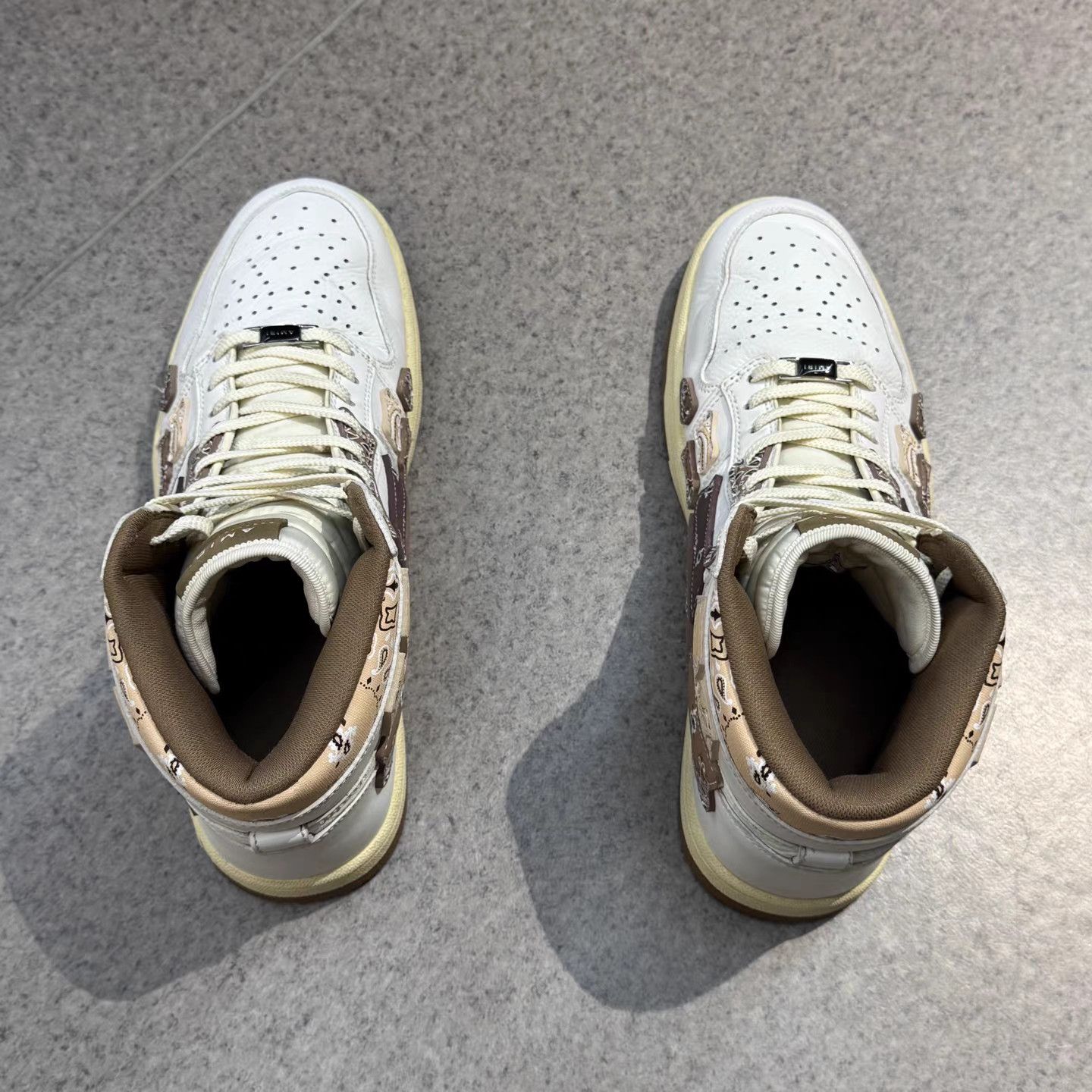 Amiri AMIRI White & Brown Paisley K15 Size US 12 / EU 45 - 8 Thumbnail