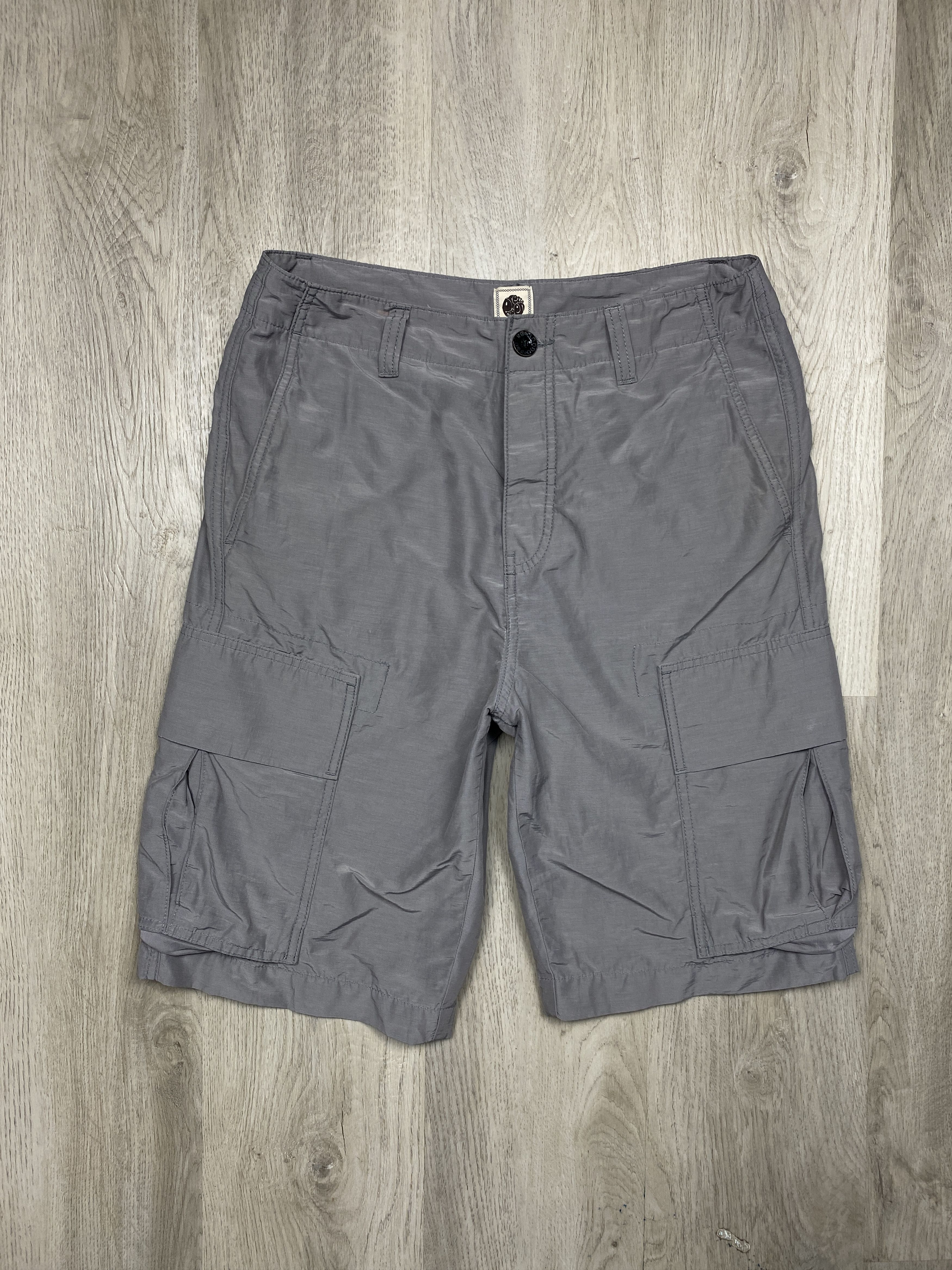 Pretty Green Vintage Mens Nylon Cargo Shorts