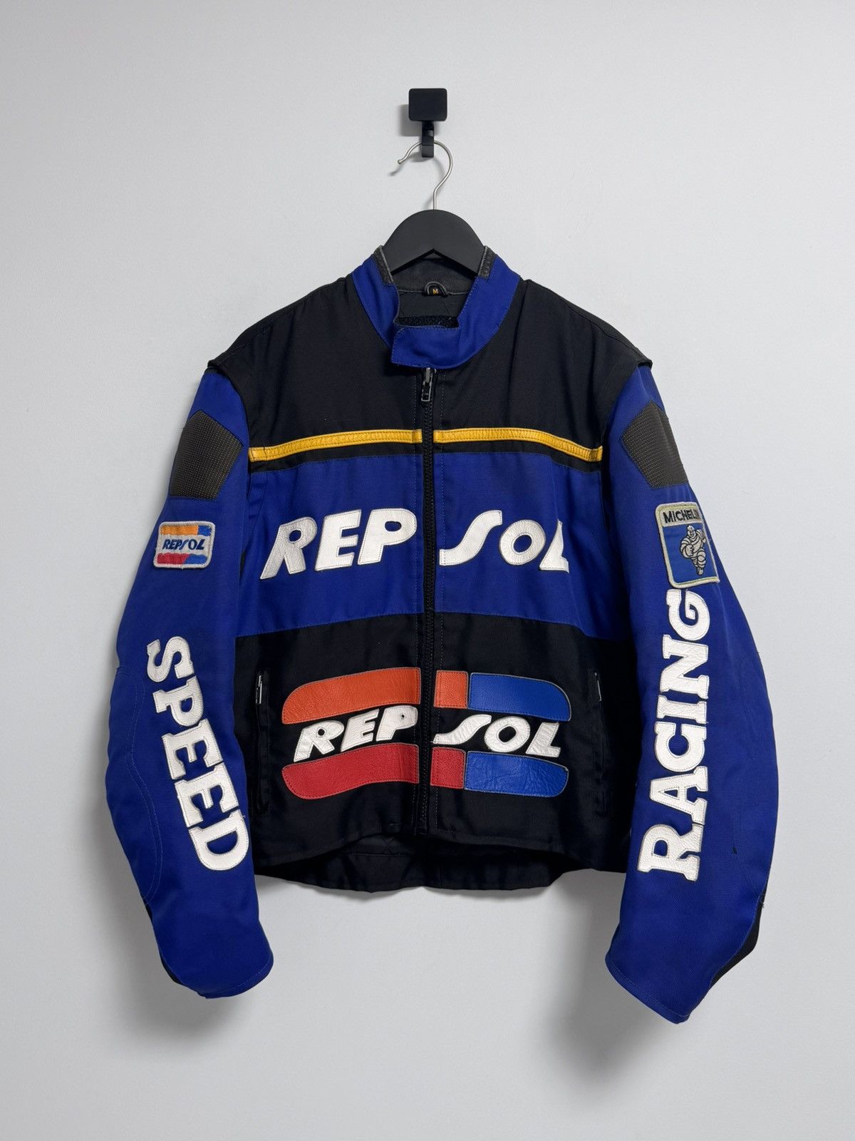 Vintage Repsol Vintage Motorcycle Jacket Real Leather Size US M / EU 48-50 / 2 - 1 Thumbnail