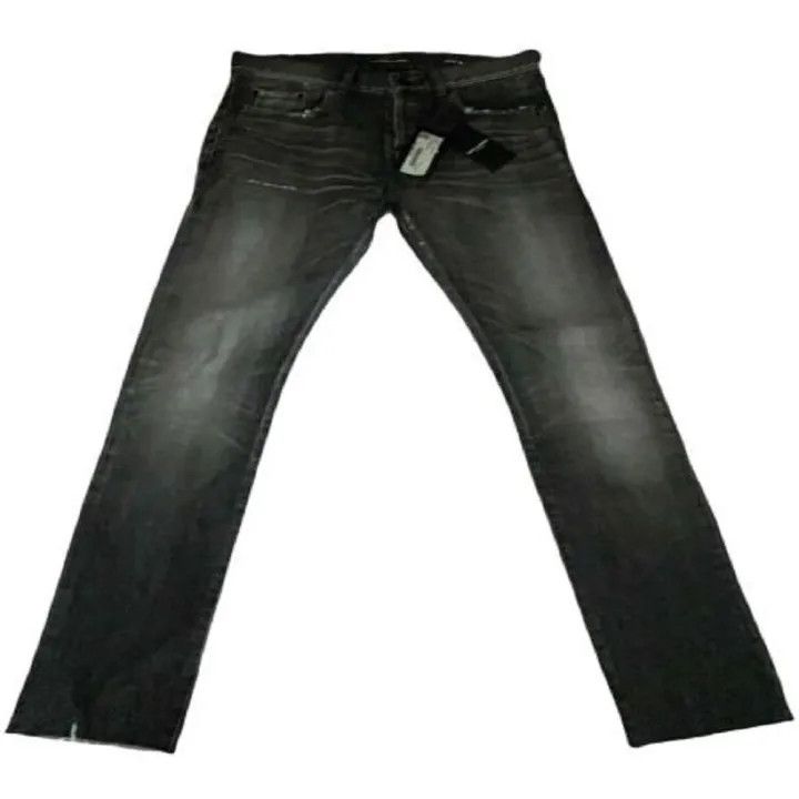 Saint Laurent Paris Saint Laurent Distressed Straight Leg Jeans Size US 30 / EU 46 - 1 Thumbnail