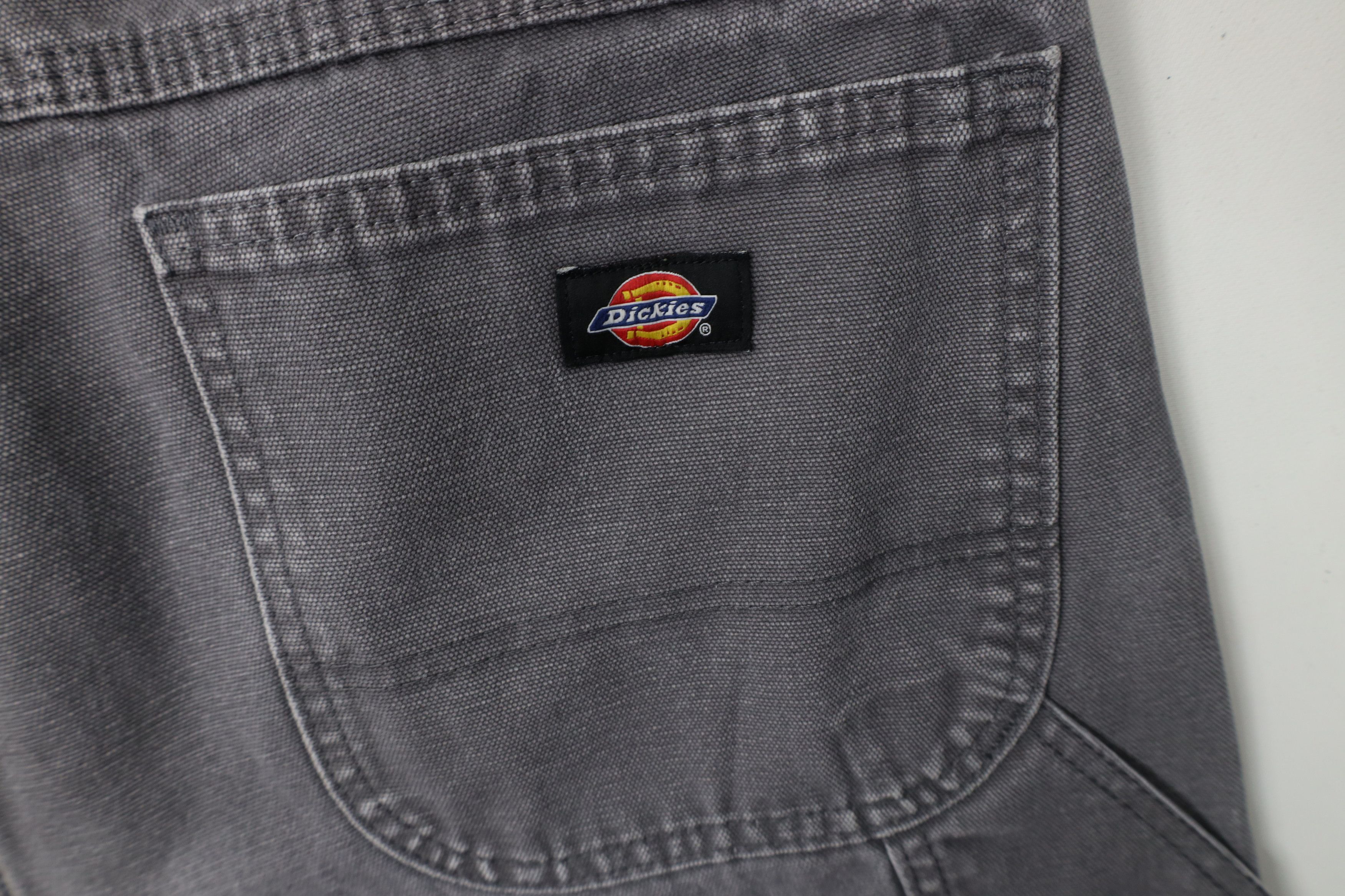Dickies Vintage Dickies Canvas Wide Leg Dungaree Pants Gray Cotton Size US 36 / EU 52 - 14 Thumbnail
