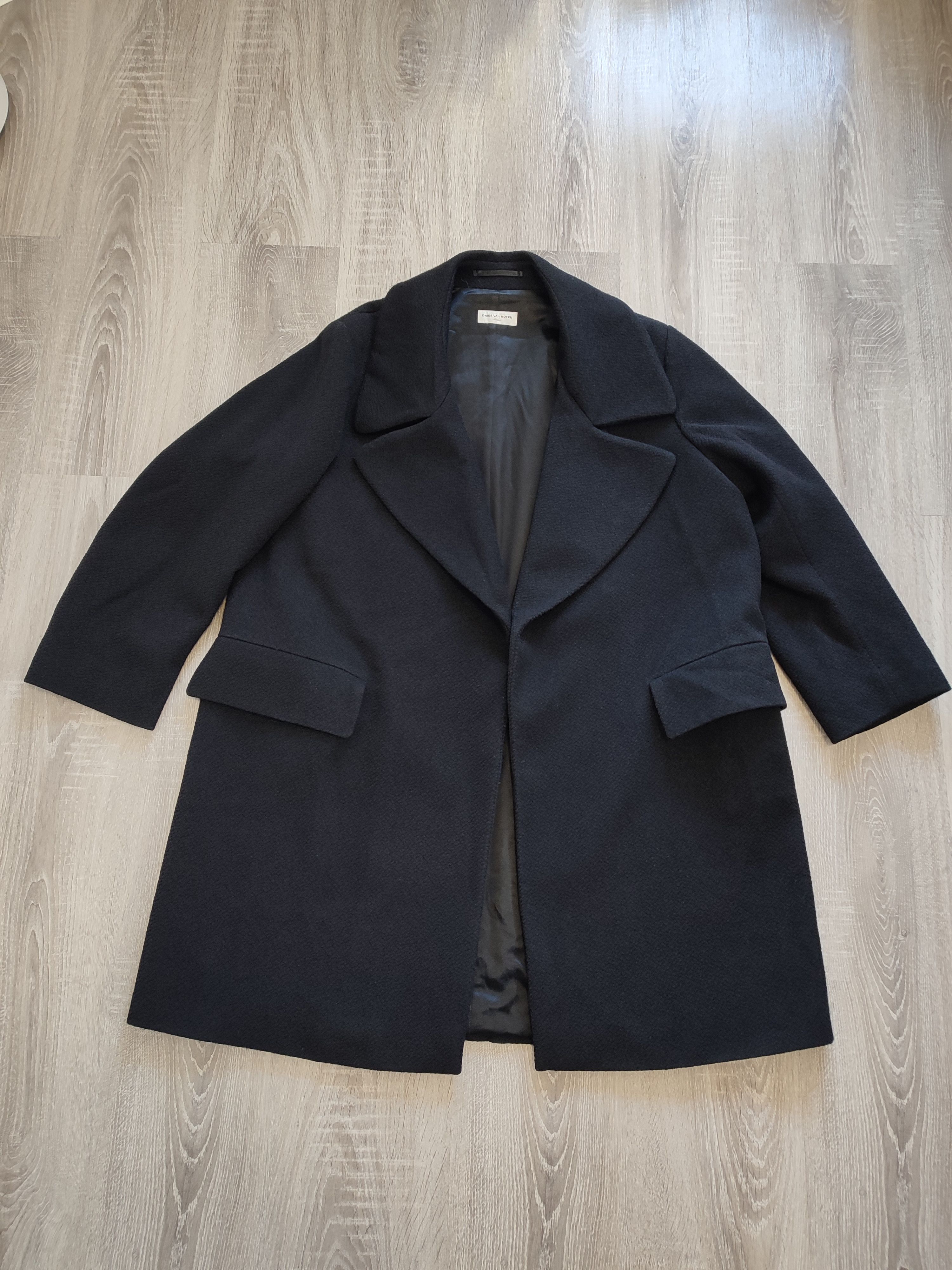 Dries Van Noten Dries Van Noten Black Wool Coat M Size M / US 6-8 / IT 42-44 - 9 Thumbnail