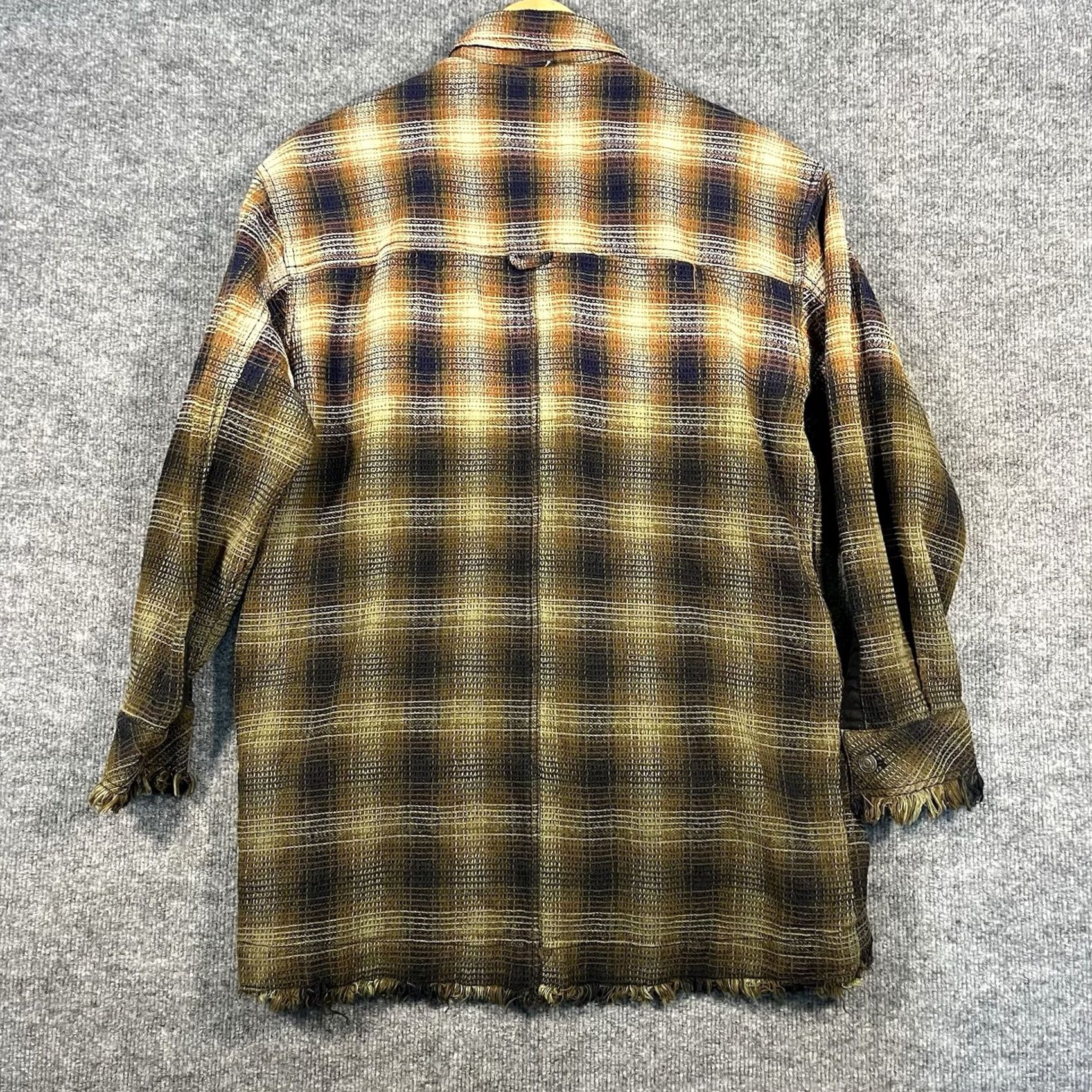 Free People Free People Shirt Jacket Anneli Plaid Multicolor Cotton Button-Down Fray Pocket Women’s S Size S / US 4 / IT 40 - 4 Thumbnail