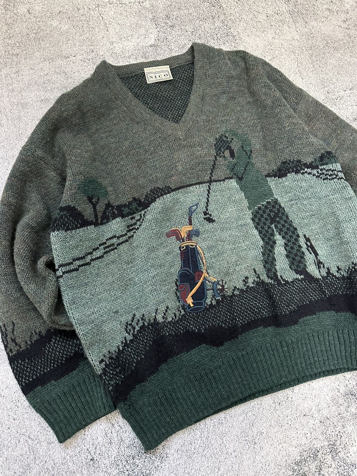 Vintage Polo Ralph Style Sweater Golf Play Made In UK Size US M / EU 48-50 / 2 - 4 Thumbnail