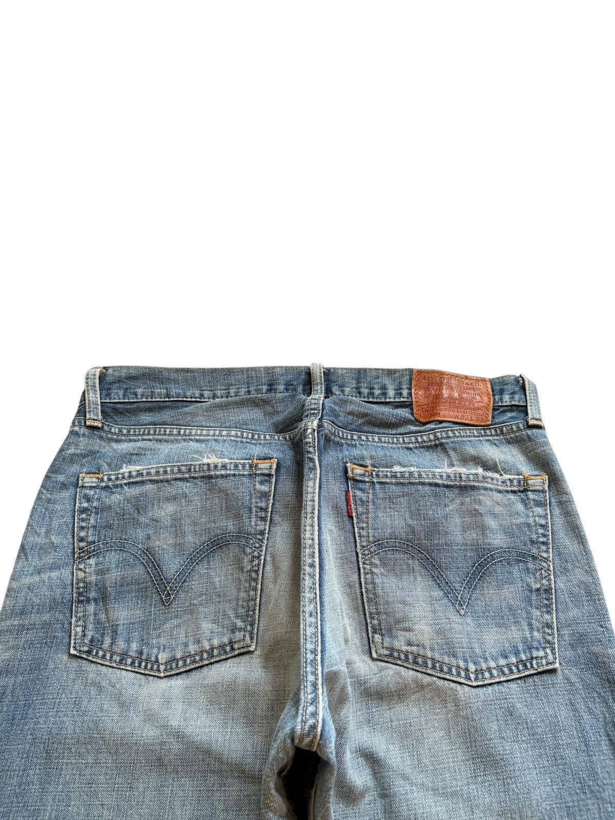 Levi's Vintage 90s Levis 504 Faded Wash Baggy Jeans Size US 33 - 8 Thumbnail