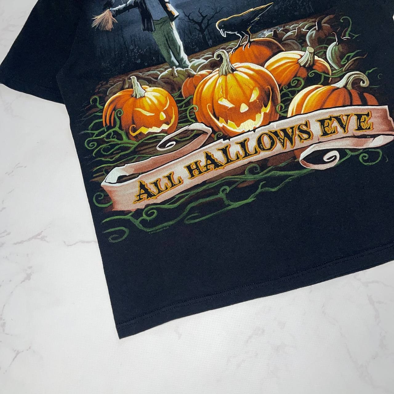 Vintage Vintage t-shirt all hallows eve Halloweend Tee Pumpkin Size US M / EU 48-50 / 2 - 7 Thumbnail