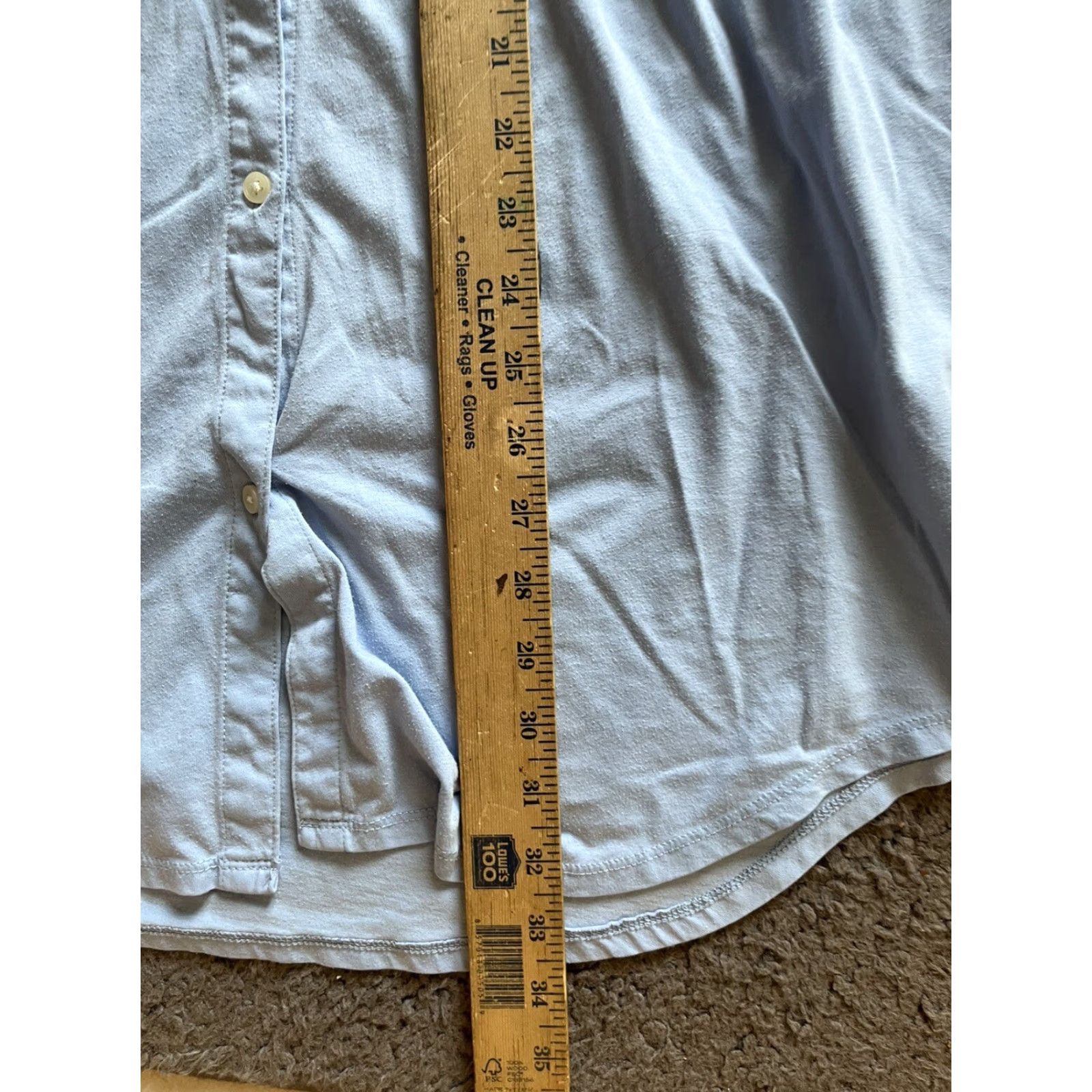 Ralph Lauren VINTAGE Ralph Lauren LRL Women’s Tunic Shirt Oversized Blue Solid Button-Down Long Sleeve Medium Size M / US 6-8 / IT 42-44 - 6 Thumbnail