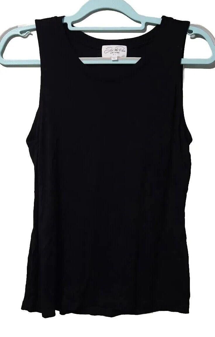 Designer Feel the piece terre jacobs Tank Top Medium Large Black Size L / US 10 / IT 46 - 1 Thumbnail