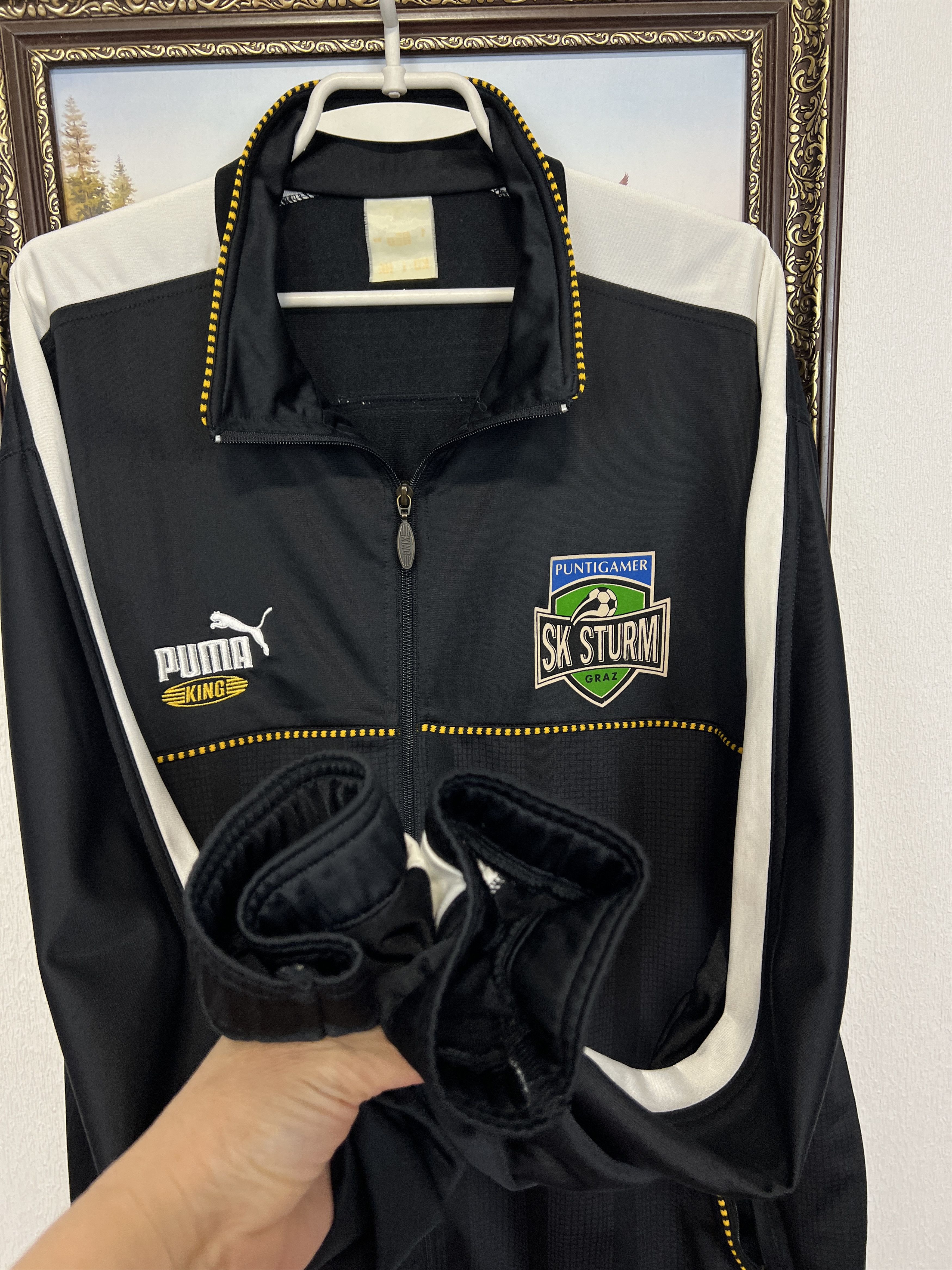 Puma Sturm Graz Football Track Suit Soccer Jacket Pants Set Size US XXL / EU 58 / 5 - 7 Thumbnail
