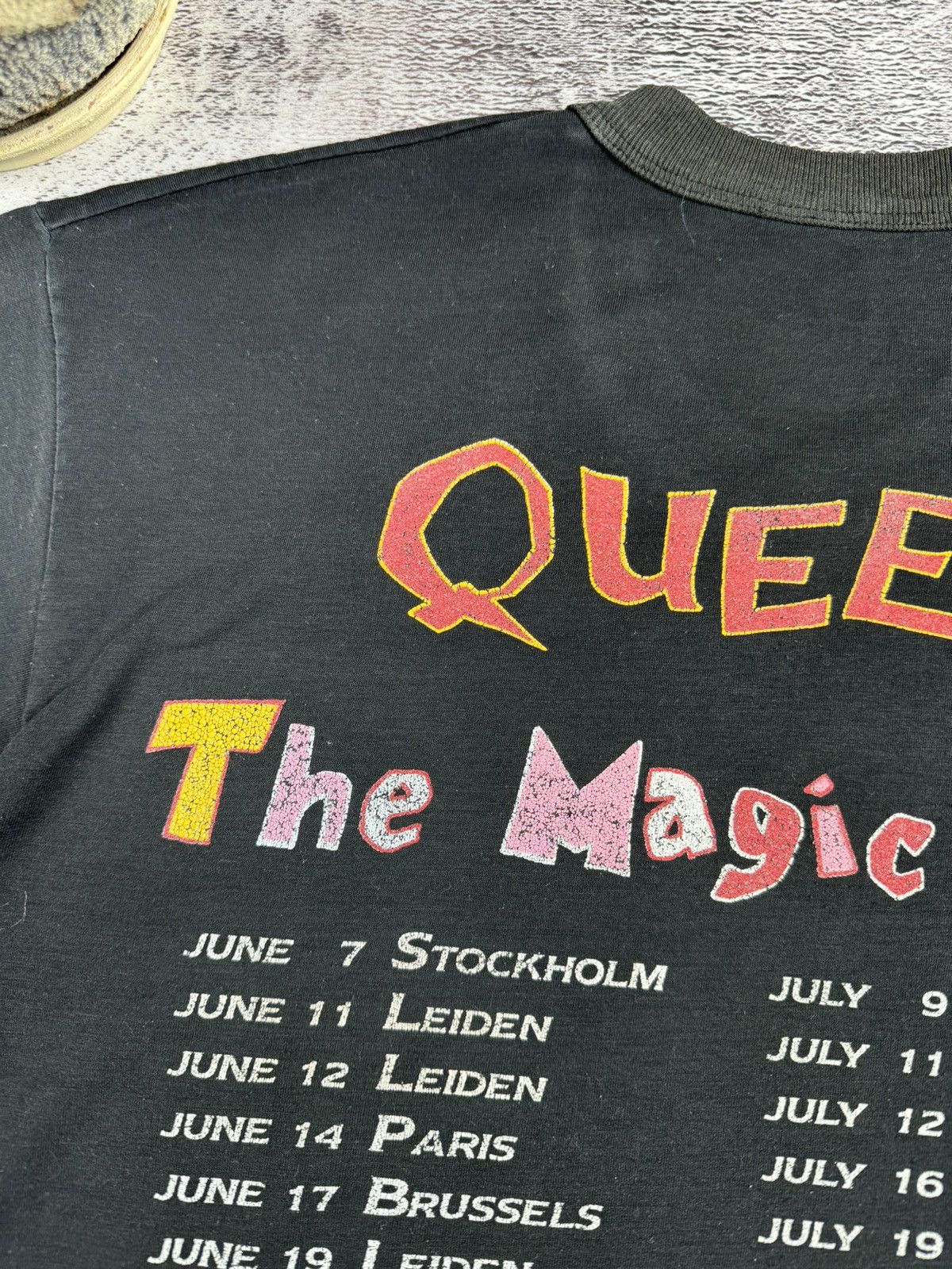 Band Tees Vintage 1986 Queen A Kind of Magic Tour 80S Music T Shirt Size US S / EU 44-46 / 1 - 19 Thumbnail