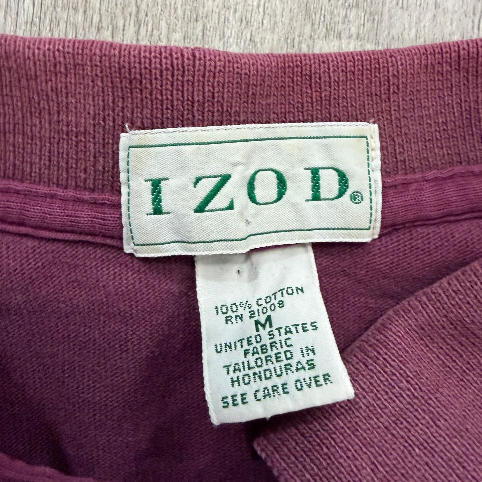 Izod Vintage Izod Rugby Polo Shirt Men's Medium Red Collared 90s Size US M / EU 48-50 / 2 - 4 Thumbnail