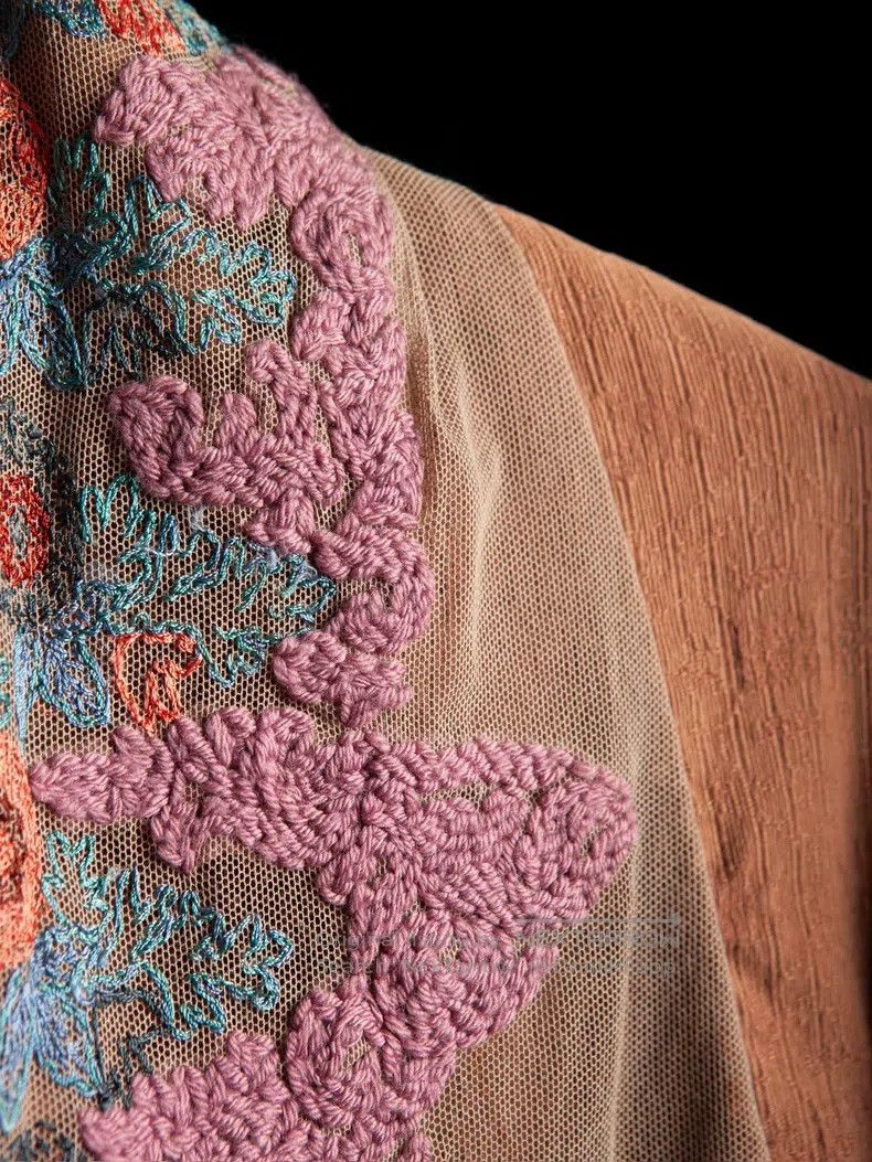 Dries Van Noten Dries Van Noten Heavy Embroidery Overcoat Size M / US 6-8 / IT 42-44 - 5 Thumbnail
