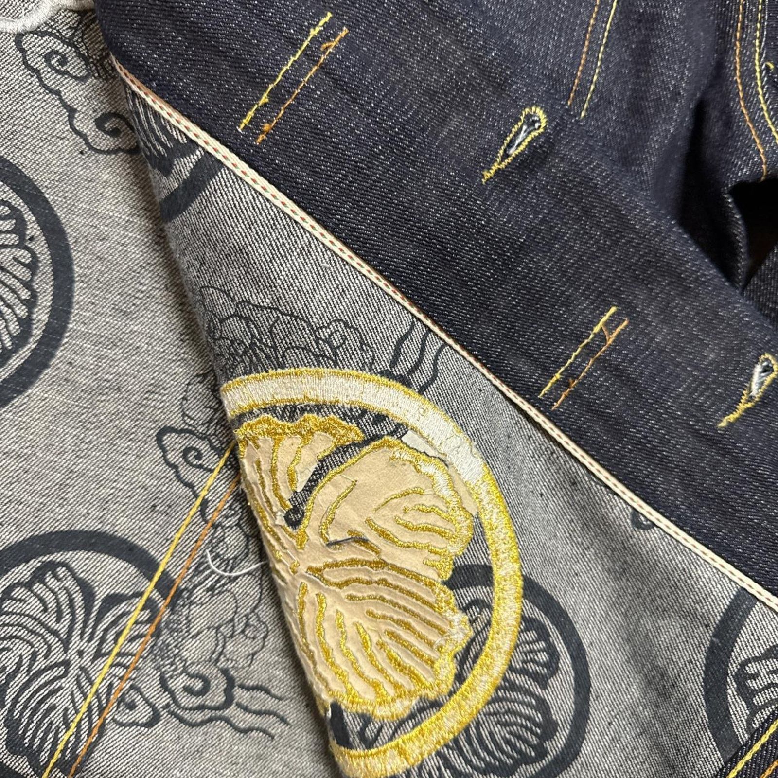 Vintage Red Monkey Company Japanese Selvedge Vintage Denim Jacket Size US XXL / EU 58 / 5 - 7 Thumbnail