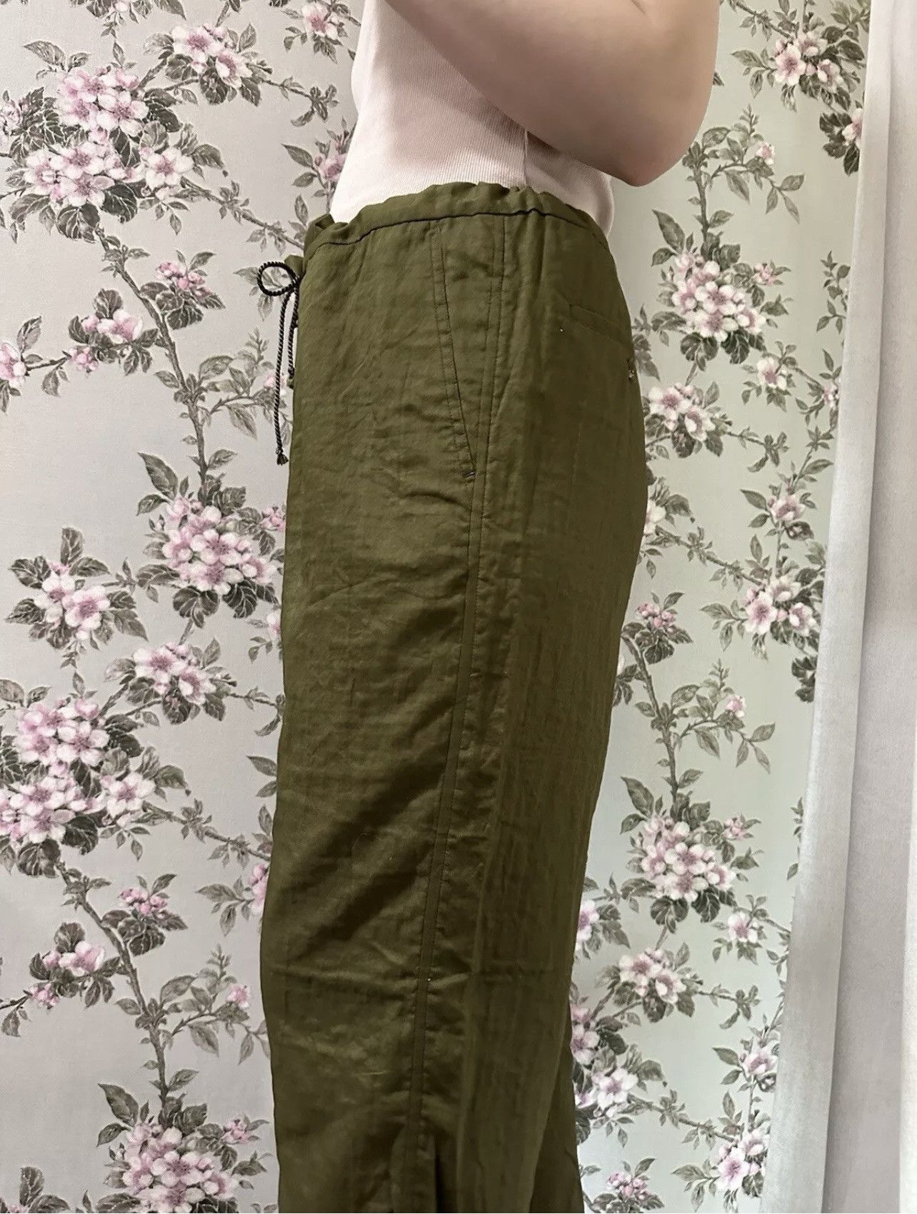 Issey Miyake × Japanese Brand × Vintage Issey Miyake Japan Khaki Pants Lagenlook Avant garde Sz 3-4 Size 30" / US 8 / IT 44 - 4 Thumbnail