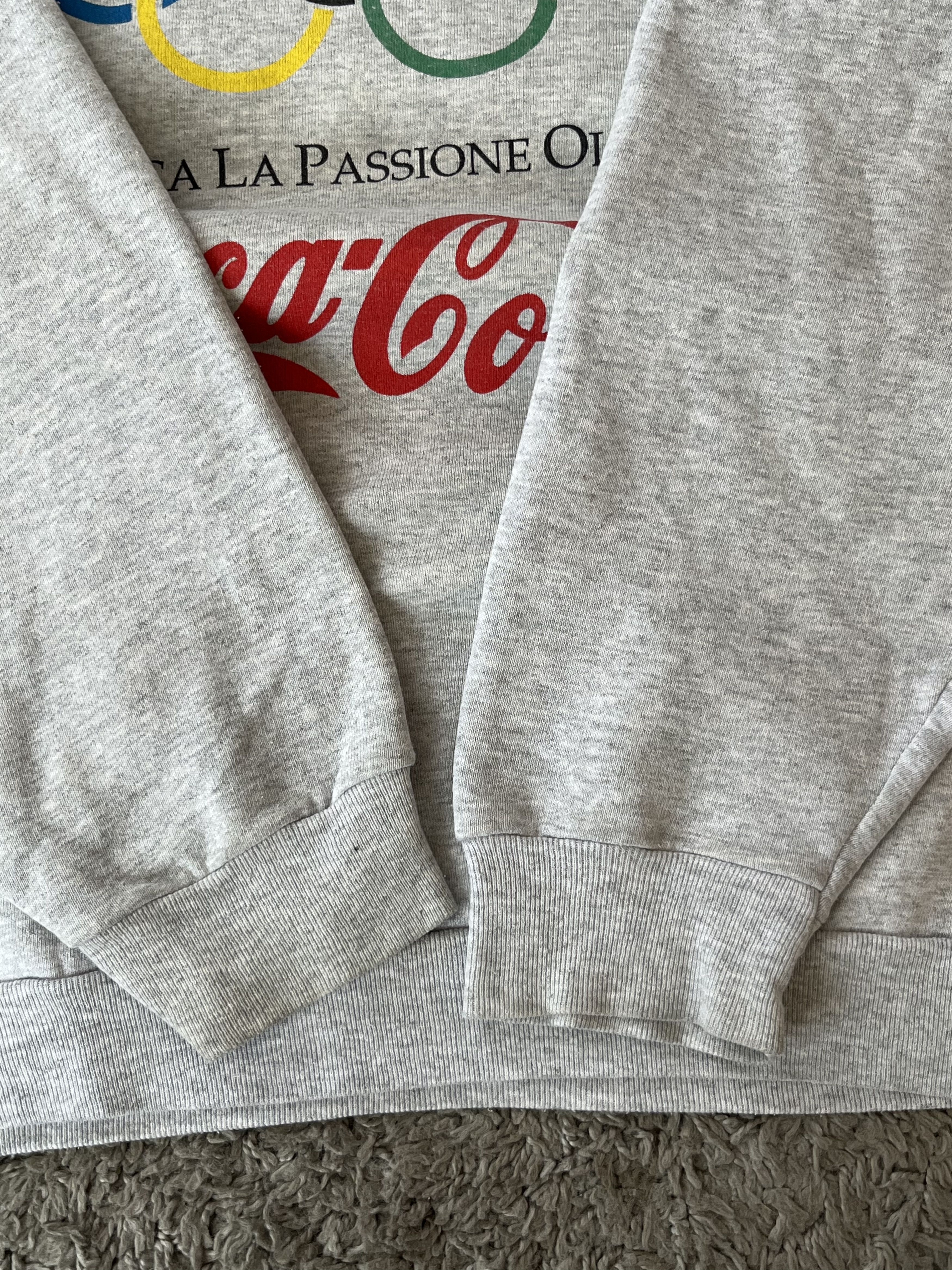 Coca Cola Vintage Sweatshirt Coca Cola Screen Stars ITALIA Olympic Size US L / EU 52-54 / 3 - 6 Thumbnail