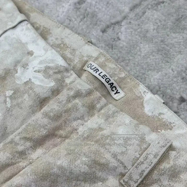 Our Legacy Our Legacy White ink cotton linen blended trousers Size US 32 / EU 48 - 2 Thumbnail