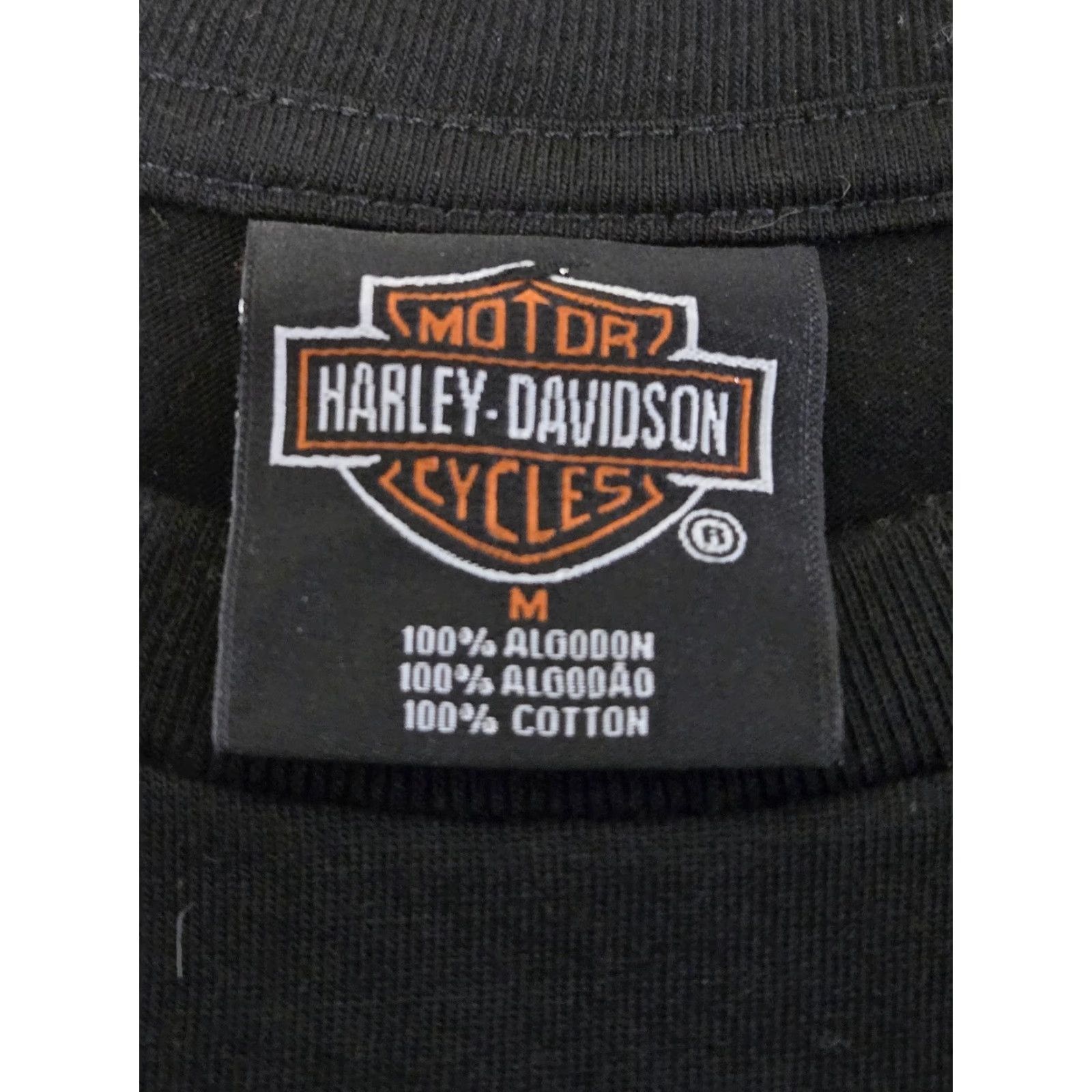 Harley Davidson Harley-Davidson Shirt Womens Medium Black Bar Shield Mexico Biker Motorcycle Tee Size M / US 6-8 / IT 42-44 - 3 Thumbnail