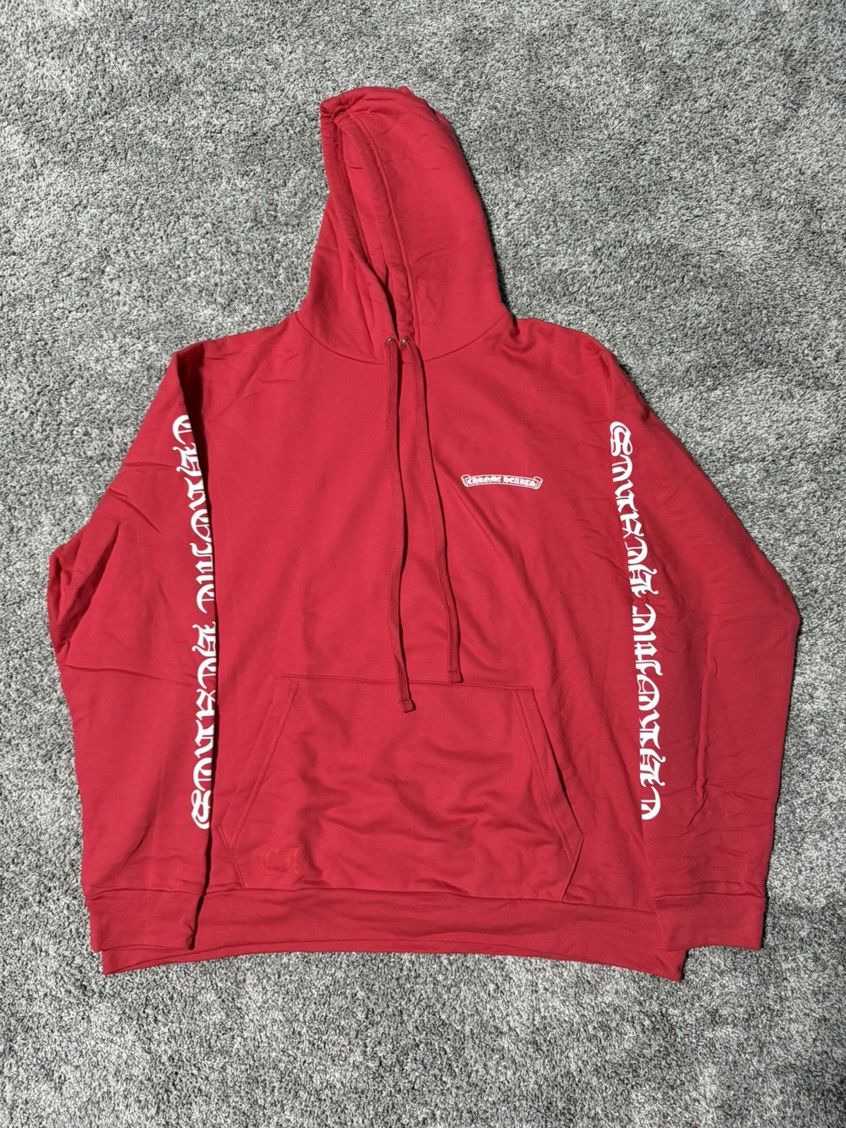 Chrome Hearts Chrome Hearts Red Hoodie XL Size US XL / EU 56 / 4 - 4 Thumbnail