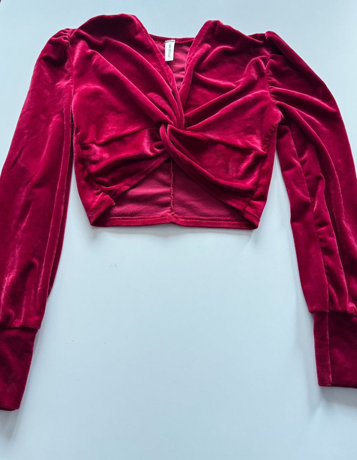 Other Cherry velvet top Size M / US 6-8 / IT 42-44 - 7 Thumbnail