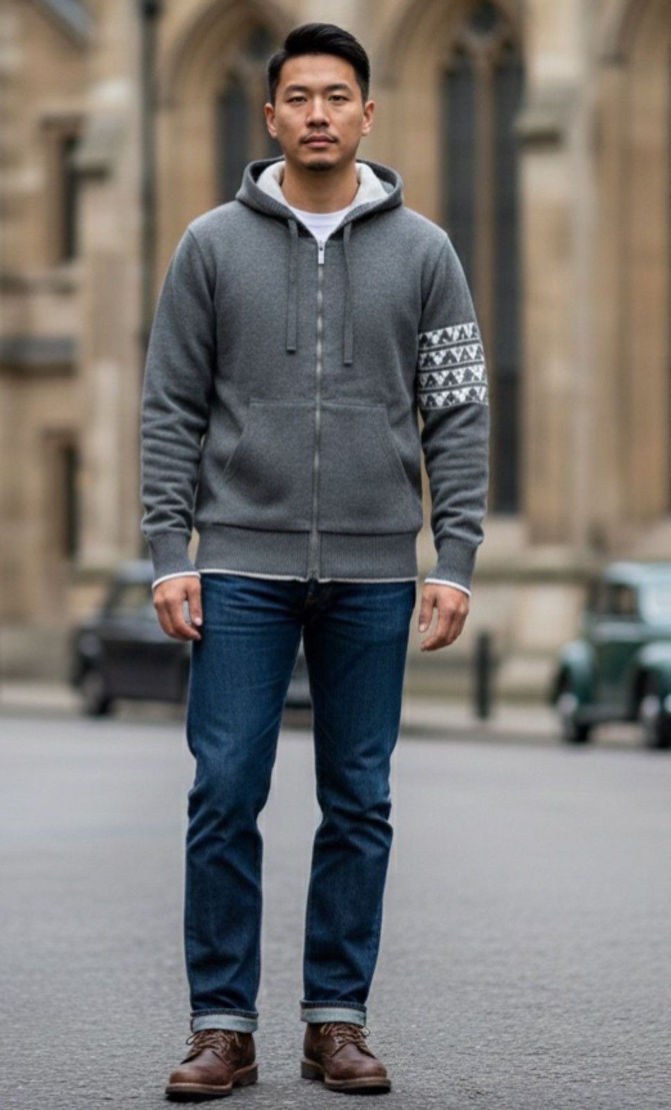 Thom Browne Thom Browne Grey Hoodie (Size 3) Size US M / EU 48-50 / 2 - 1 Thumbnail