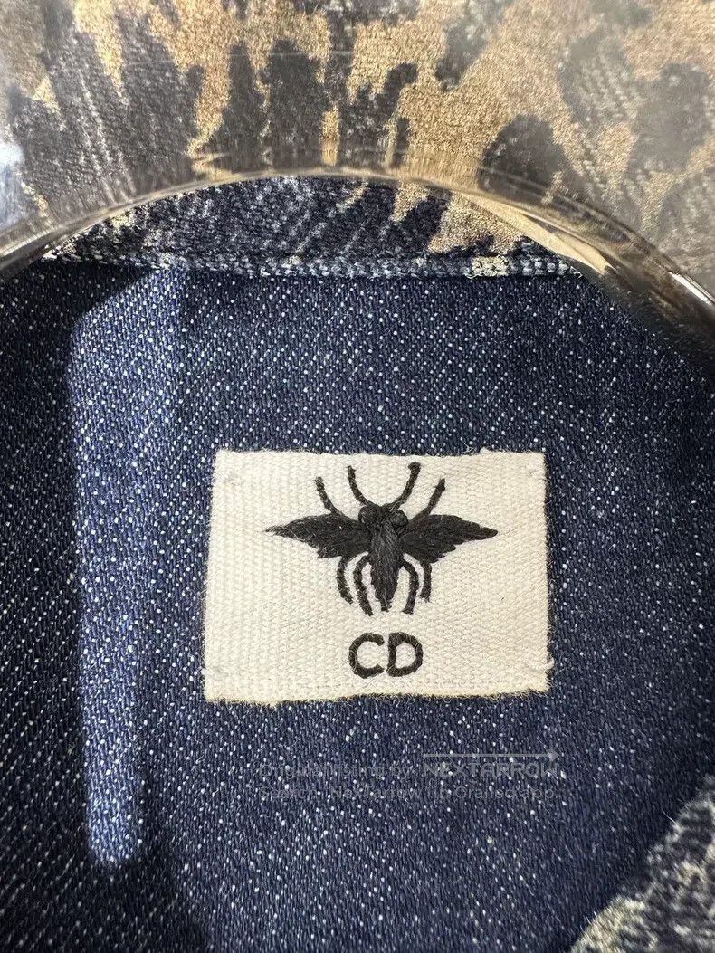 Dior 22 Autumn and Winter Jacquard Denim Silhouette jacket