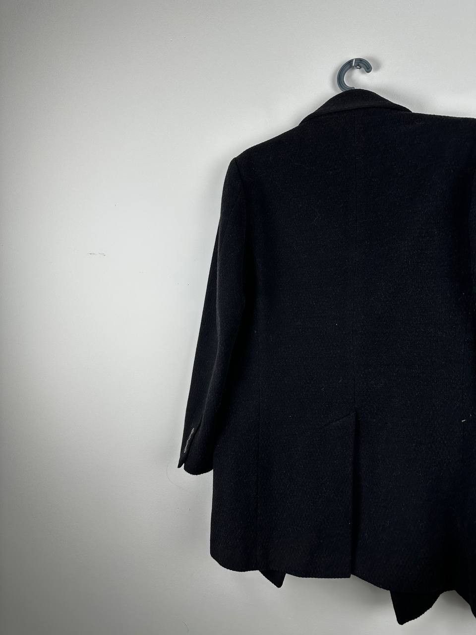 Givenchy GIVENCHY Mohair Double Breasted WOOL LONG Black COAT Size L Size US L / EU 52-54 / 3 - 13 Thumbnail