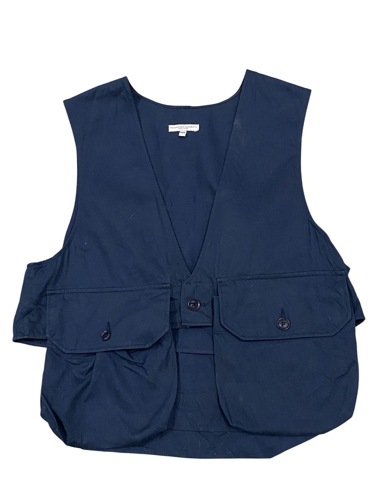 Engineered Garments Cover Vest in Nylon Micro Ripstop Primaloft