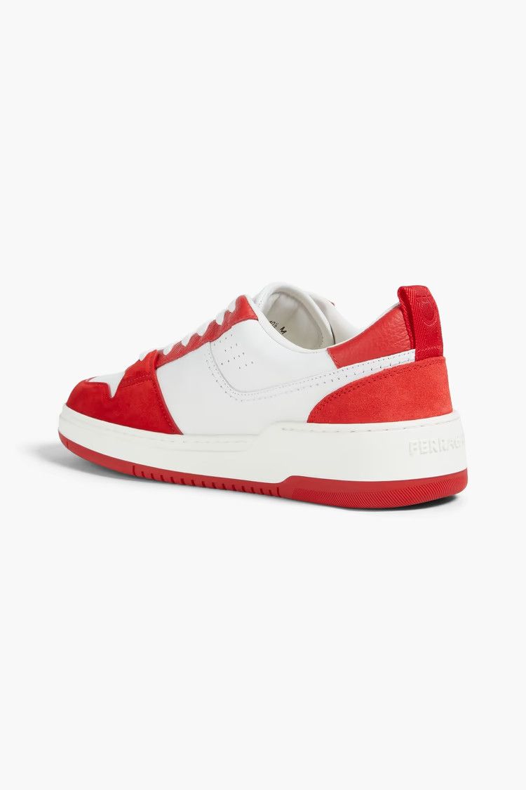 Salvatore Ferragamo o1y0426 Low-Top Sneakers in White/Red Size US 5.5 / IT 35.5 - 2 Thumbnail