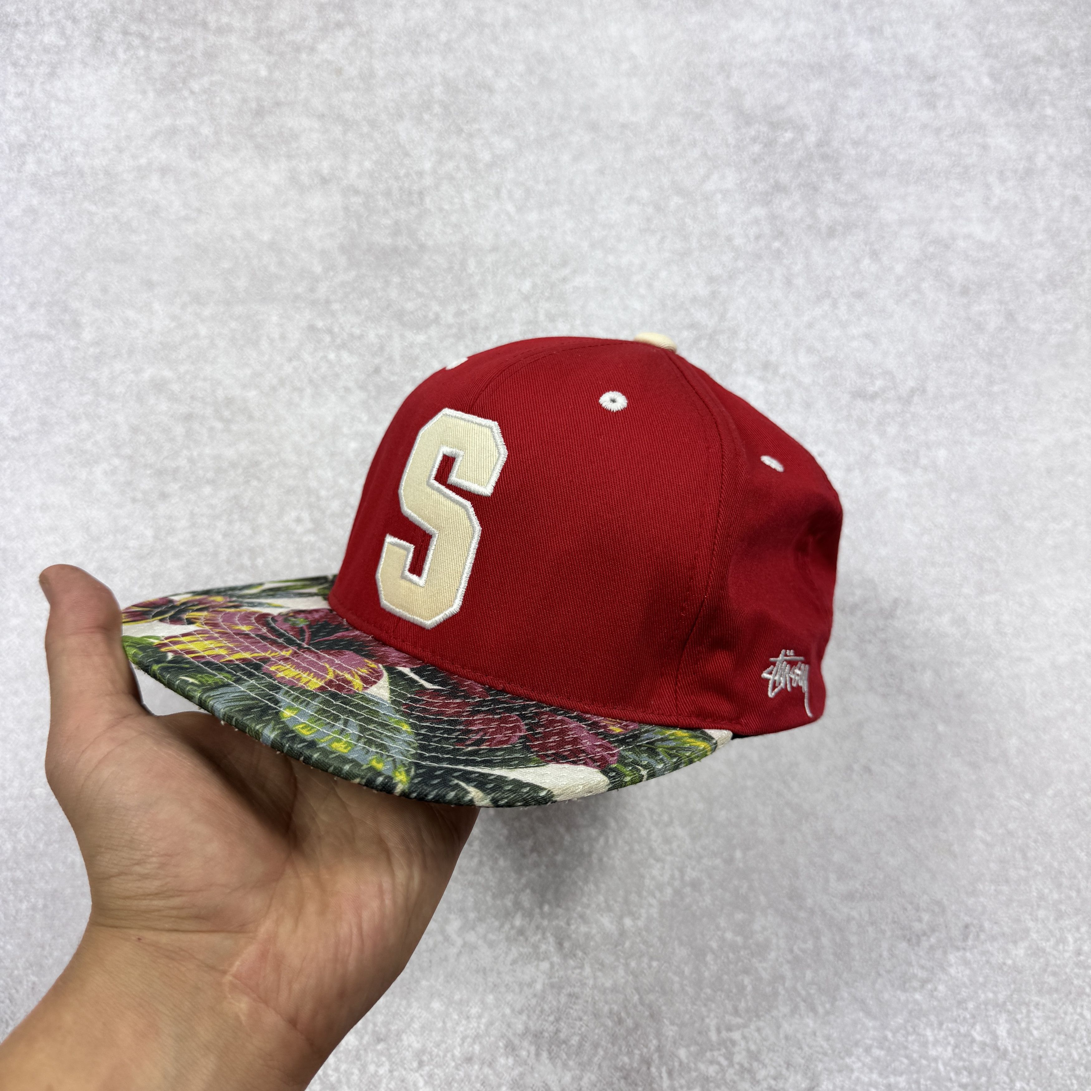 Stussy STUSSY x STARTER Natural Red Floral Capz Cap Snapback 00s Size ONE SIZE - 2 Thumbnail