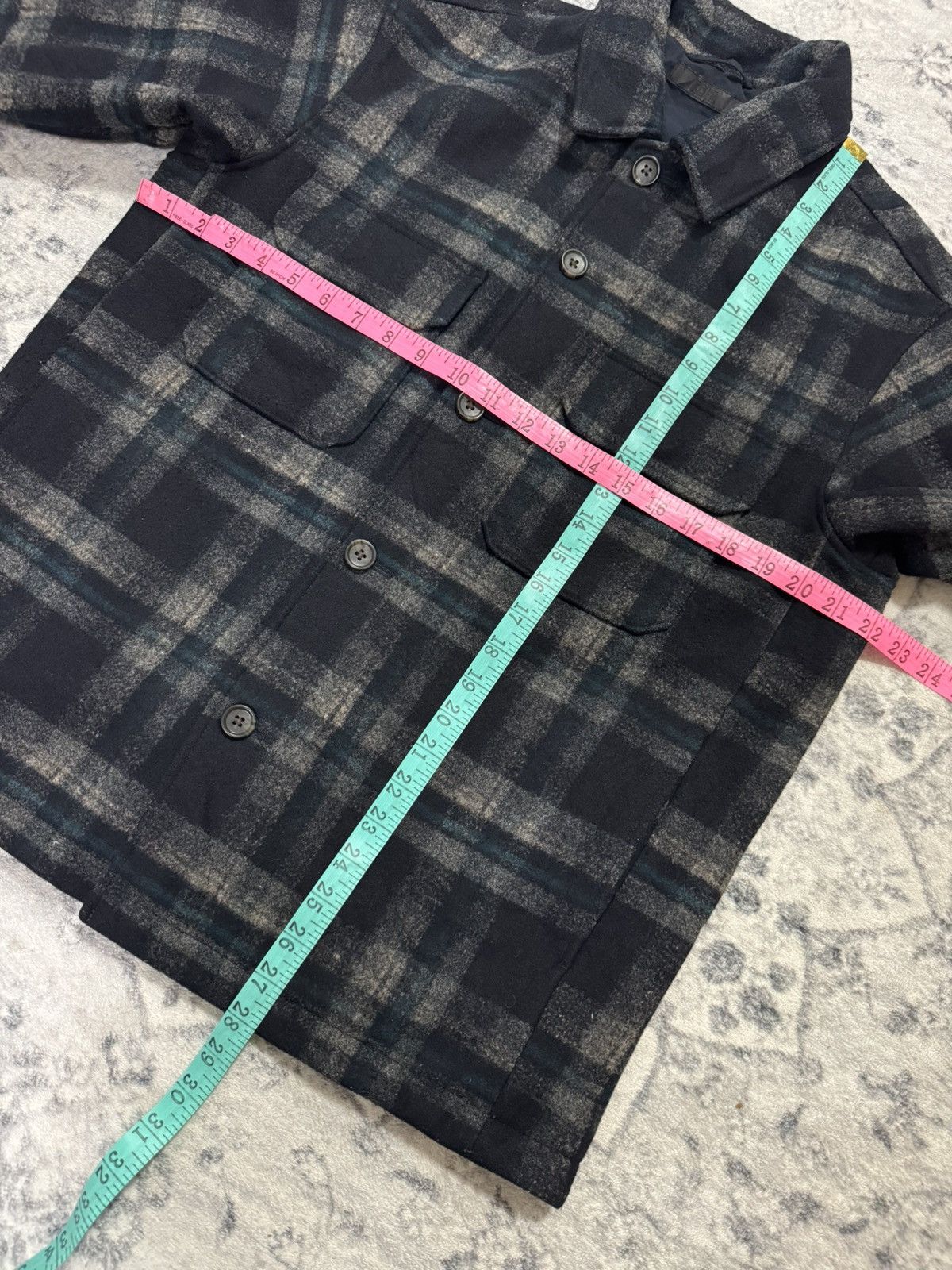 Uniqlo JAPANESE BRAND UNIGLO CHECKERED BUTTON UP JACKET Size US S / EU 44-46 / 1 - 9 Thumbnail