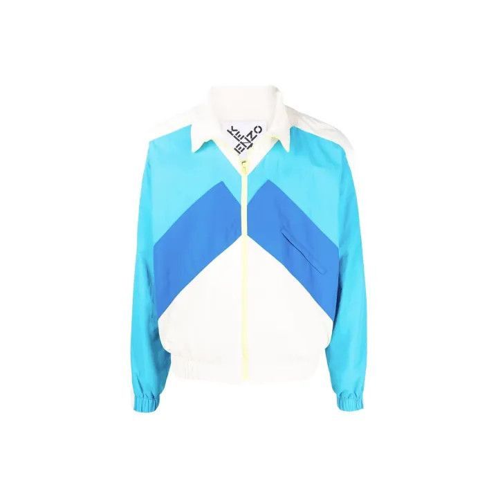 KENZO Color Block Windbreaker Jacket for Men -2507