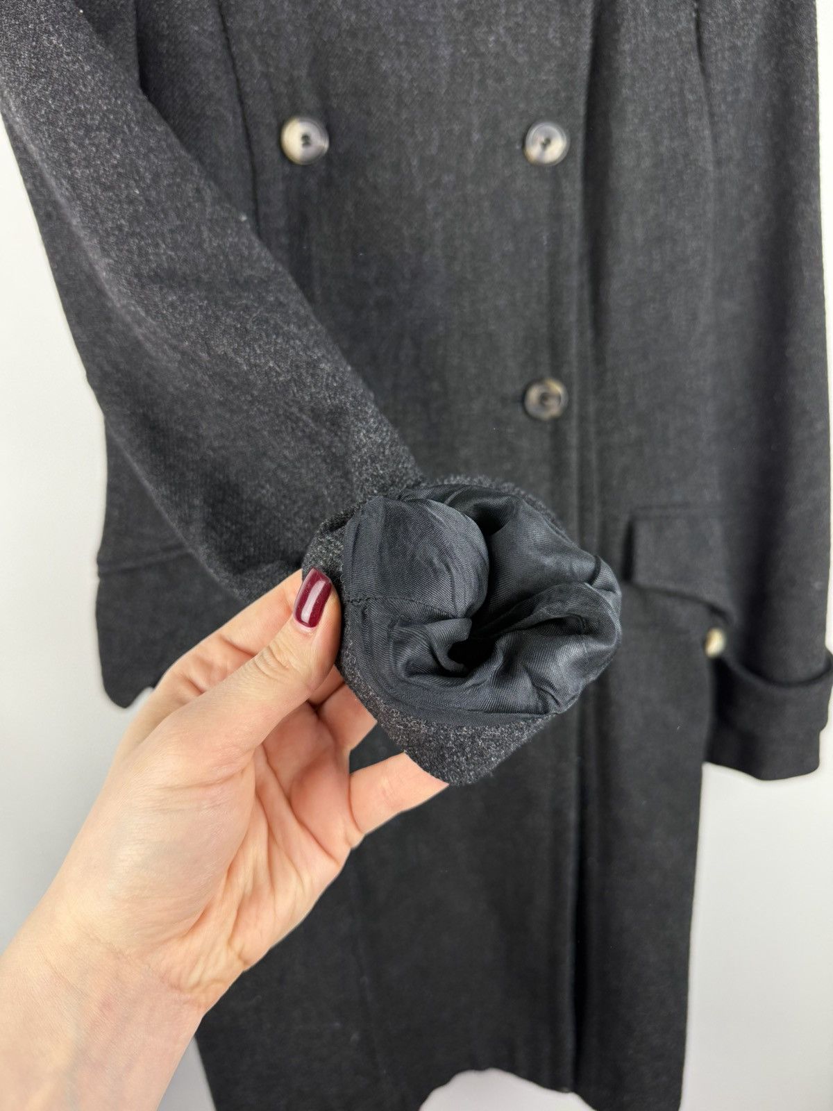Allsaints × Japanese Brand Allsaints Ladies Double Breasted Wool Boni Wool Coat Jacket Size M / US 6-8 / IT 42-44 - 12 Thumbnail