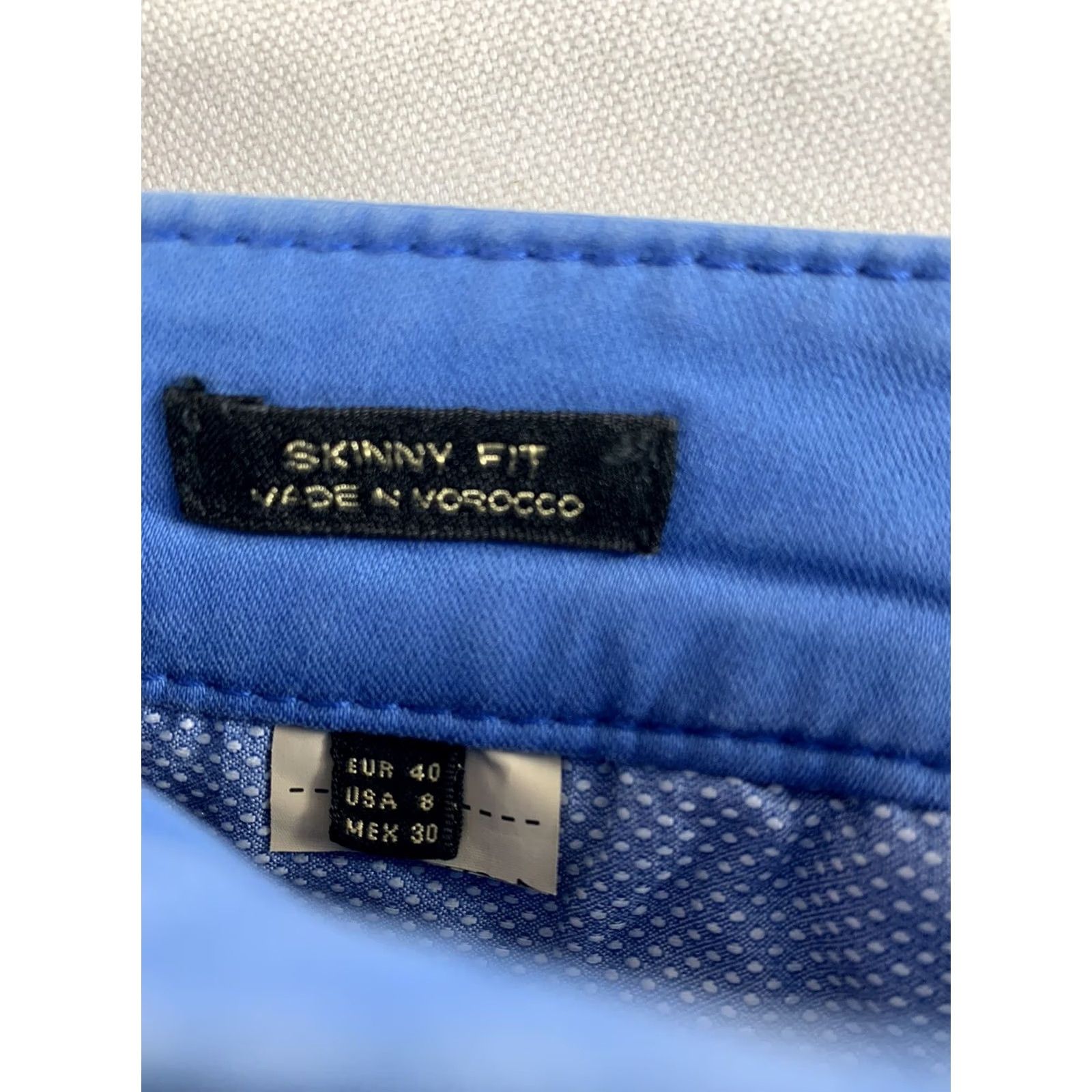 Massimo Dutti Massimo Dutti Women Pants Size 8 Skinny Fit Blue Cotton Pockets Casual 28X24 Pants Women Regular Blue 8 Skinny Fit Casual 28X24 Size 30" / US 8 / IT 44 - 7 Thumbnail