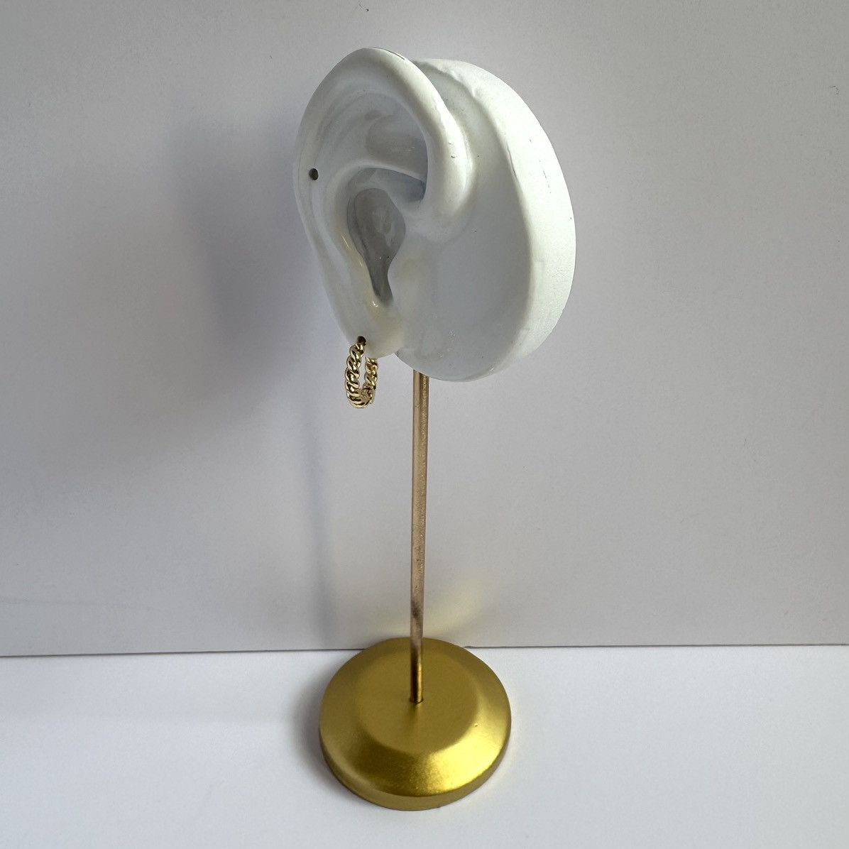Other 15mm Twist Small Gold Hoop Earrings for Women Size ONE SIZE - 5 Thumbnail