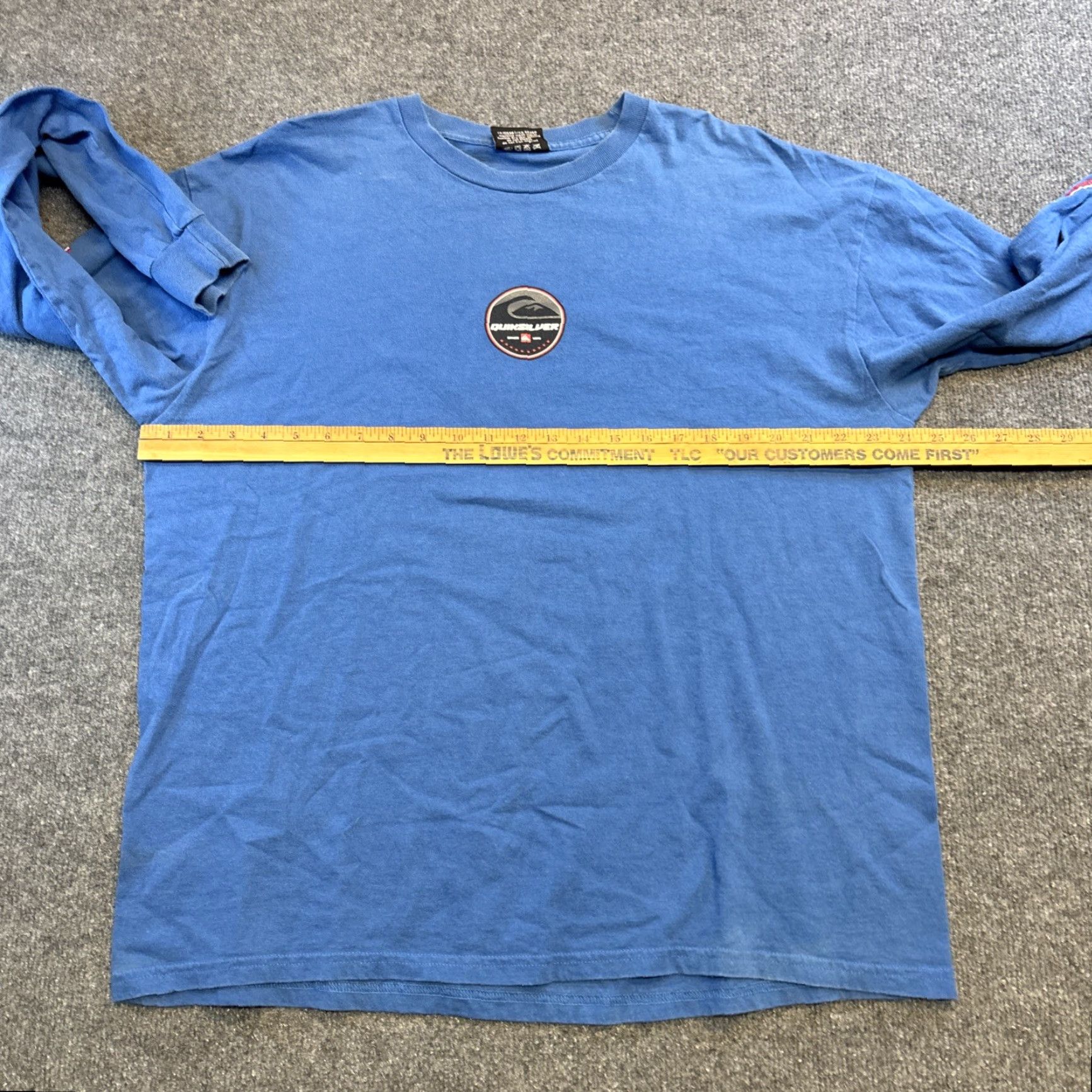 Quiksilver VINTAGE Quiksilver Long Sleeve T-Shirt Men’s XL Blue Sleeve Hits Shirt Mens XL Blue Skate T Shirt Size US XL / EU 56 / 4 - 5 Thumbnail