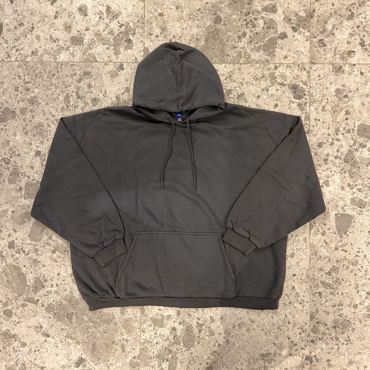 image of Yeezy Gap Unreleased Pull Over Hoodie in Granite, Men's (Size XL)