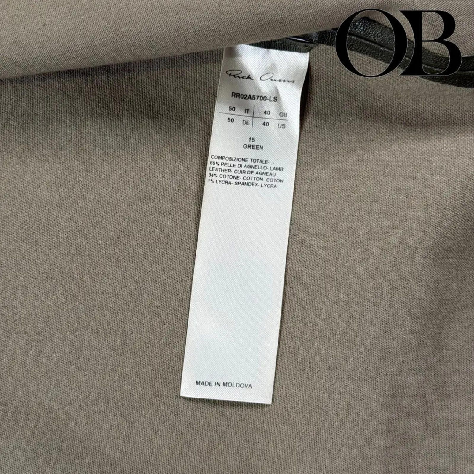 Rick Owens Rick Owens Gethsemane Gary Leather Jacket Size US S / EU 44-46 / 1 - 8 Thumbnail