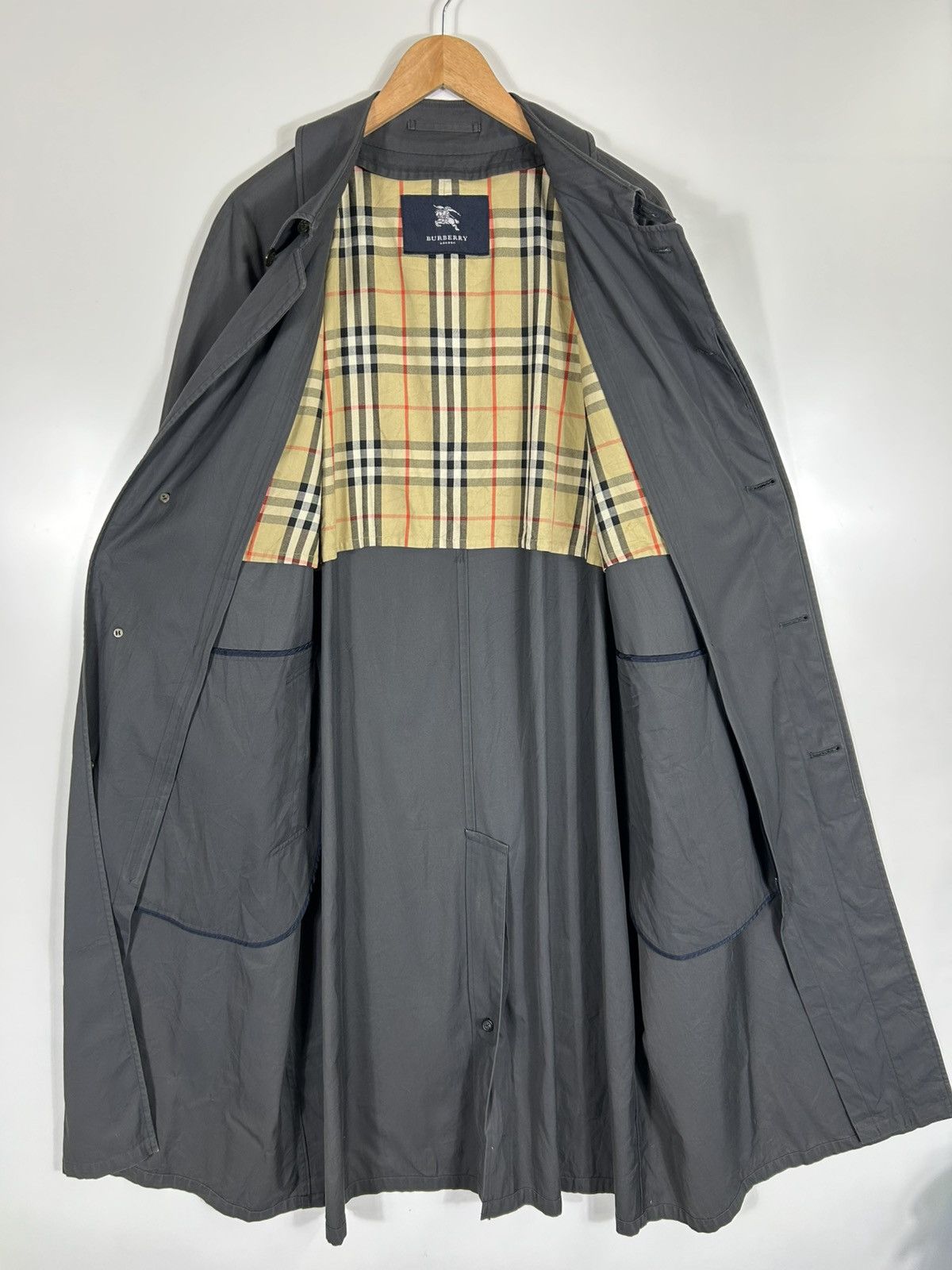 Burberry 🔥Burberry London Button Long Coat Jacket Size US XL / EU 56 / 4 - 1 Thumbnail
