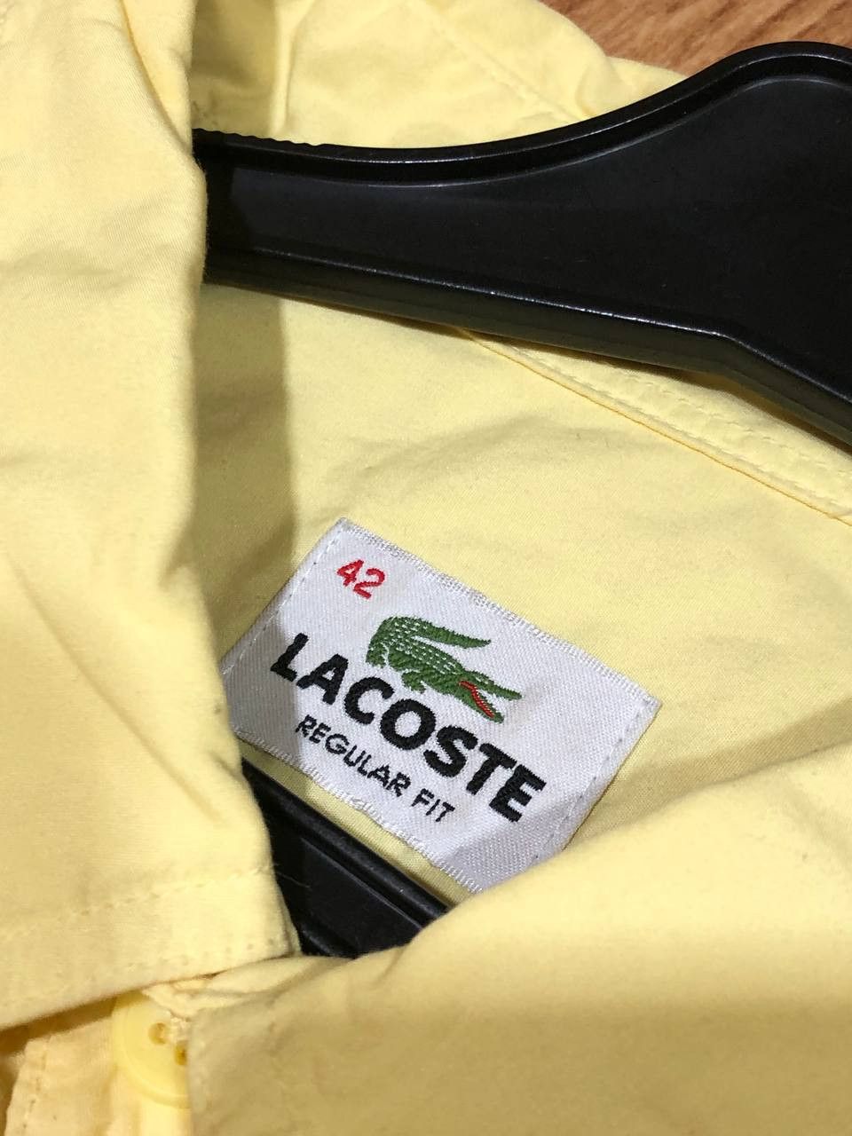 Lacoste VERY RARE LACOSTE CHEMISE LONG SLEEVE SHIRT DESIGNER CASUAL Size US XL / EU 56 / 4 - 2 Thumbnail