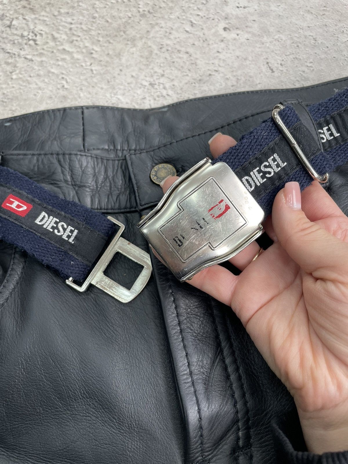 Diesel × Japanese Brand × Vintage VINTAGE MONOGRAM CANVAS DIESEL HYPE BELT Y2K Size ONE SIZE - 4 Thumbnail