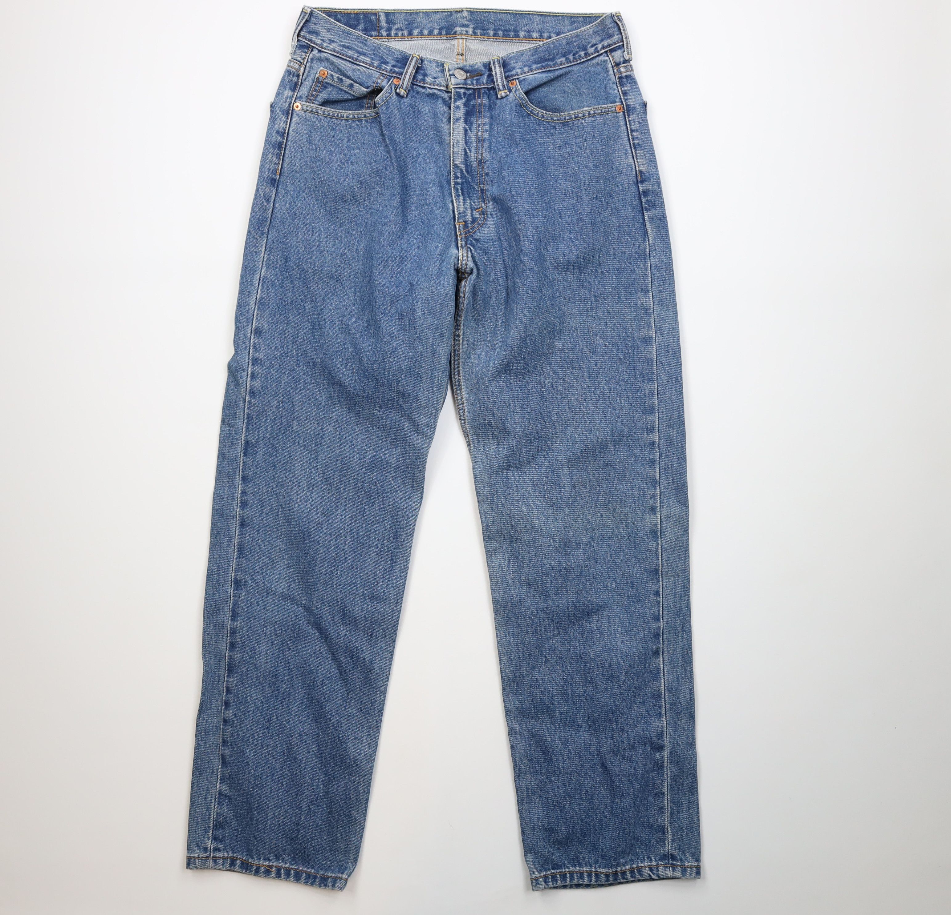 Levi's Vintage Y2K Levis 550 Relaxed Fit Denim Jeans Blue Cotton Size US 34 / EU 50 - 1 Thumbnail
