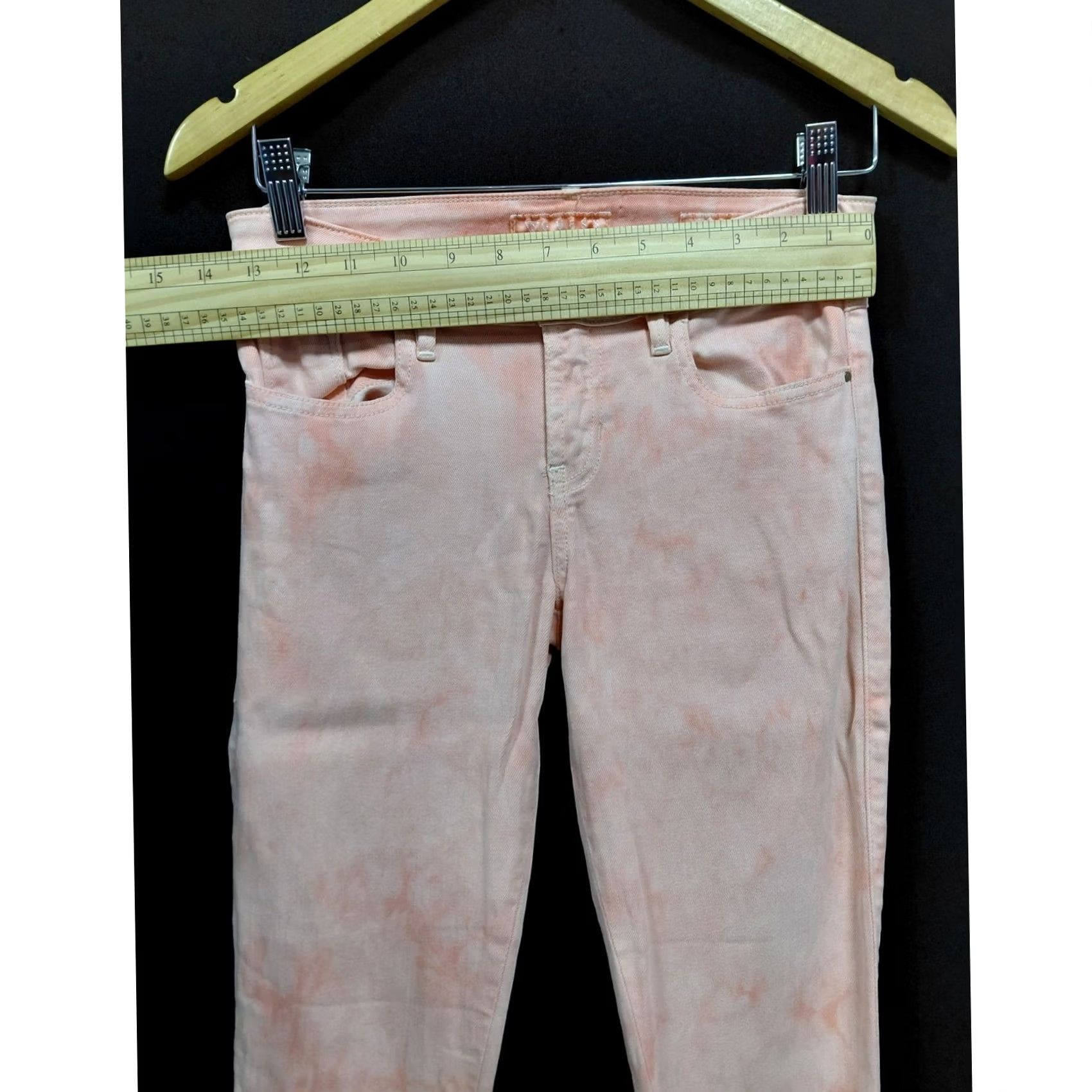Guess GUESS Tie-Dye Skinny Jeans Pink Denim 26 Women Slim Cotton Spandex Regular Ankle Casual Modern Vintage: No, etc. Size 26" / US 2 / IT 38 - 7 Thumbnail