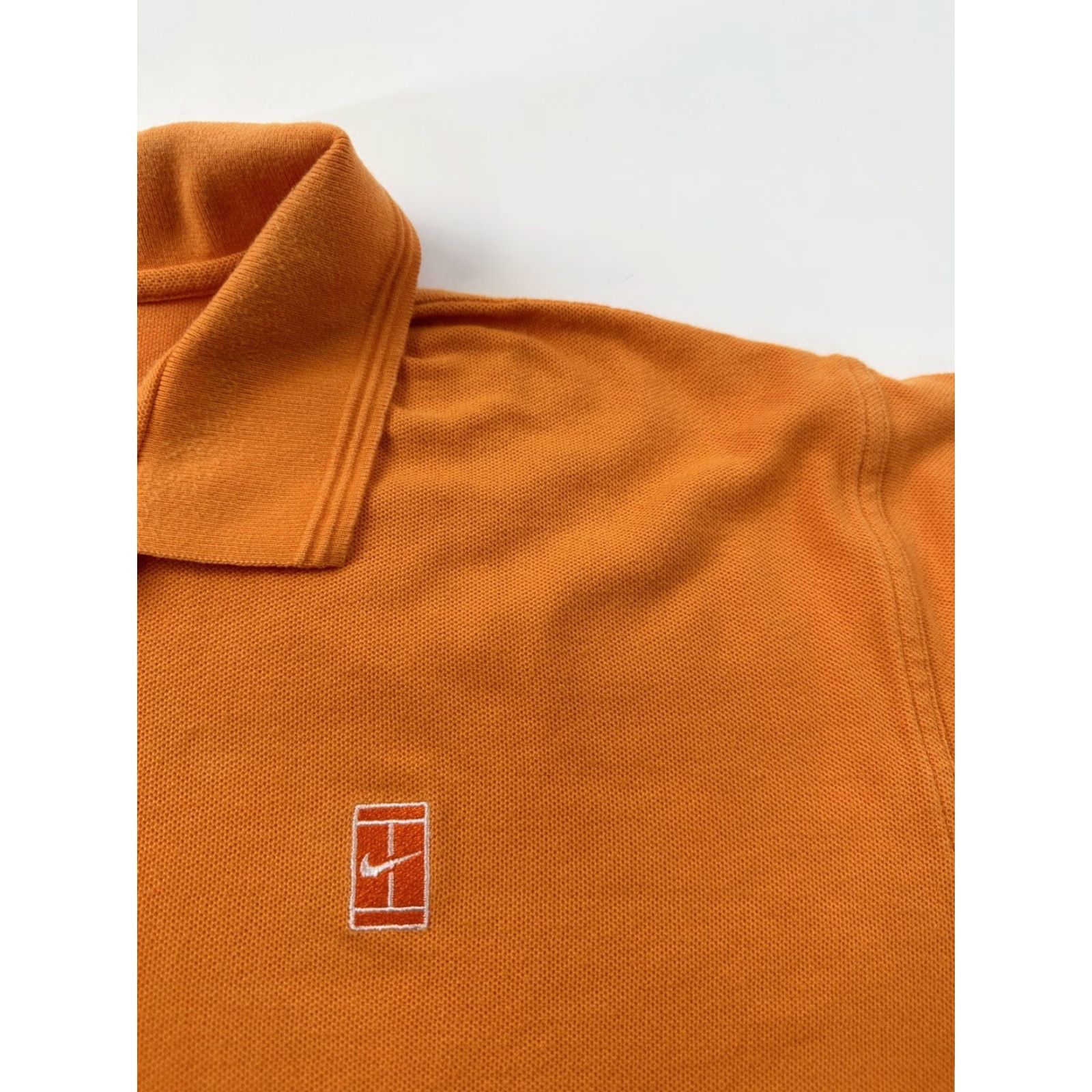 Nike VINTAGE Nike Tennis Polo Shirt Mens XL Orange Short Sleeve Size US XL / EU 56 / 4 - 2 Thumbnail