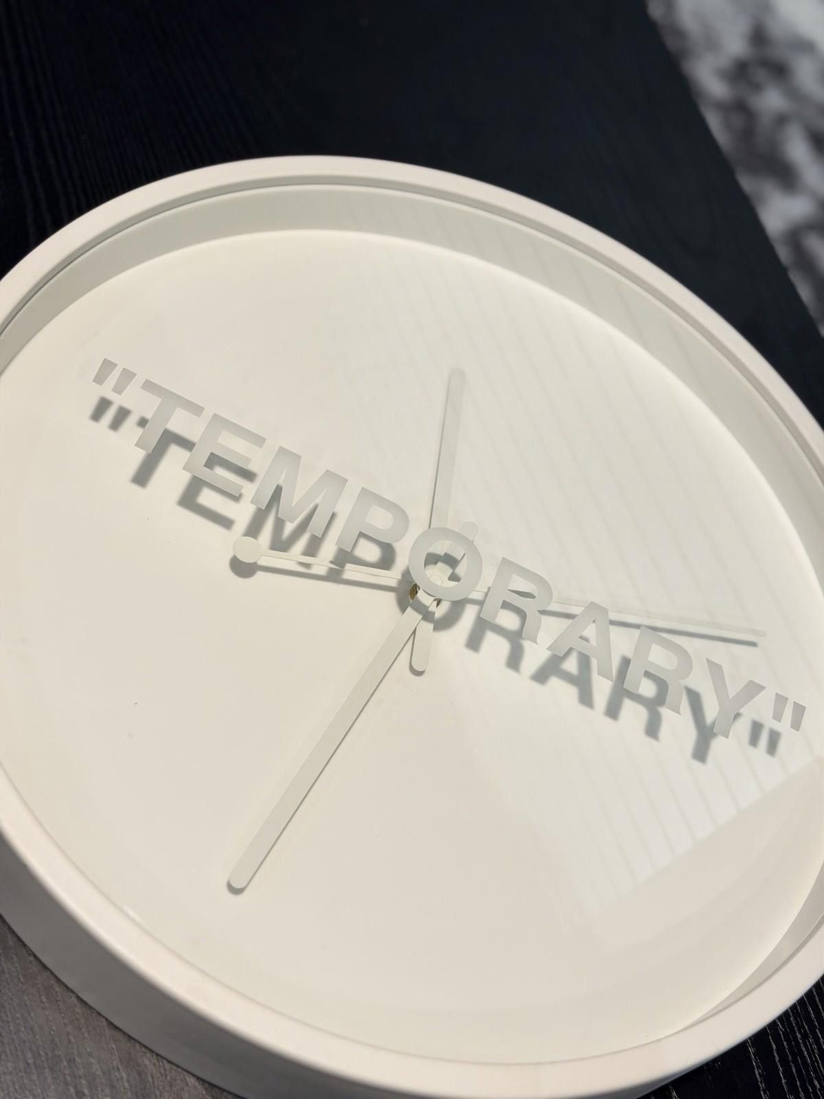 Ikea Virgil Abloh x IKEA MARKERAD Temporary Wall Clock Off-White Size ONE SIZE - 11 Thumbnail