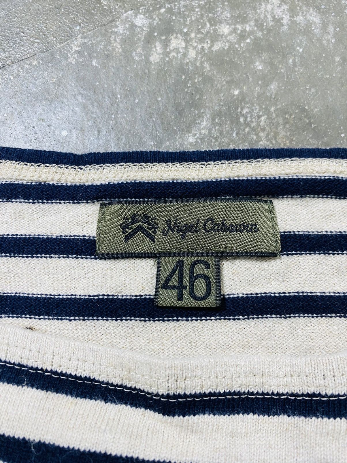 Nigel Cabourn Vintage Nigel Carbourn Stripe Tee Size US M / EU 48-50 / 2 - 10 Thumbnail