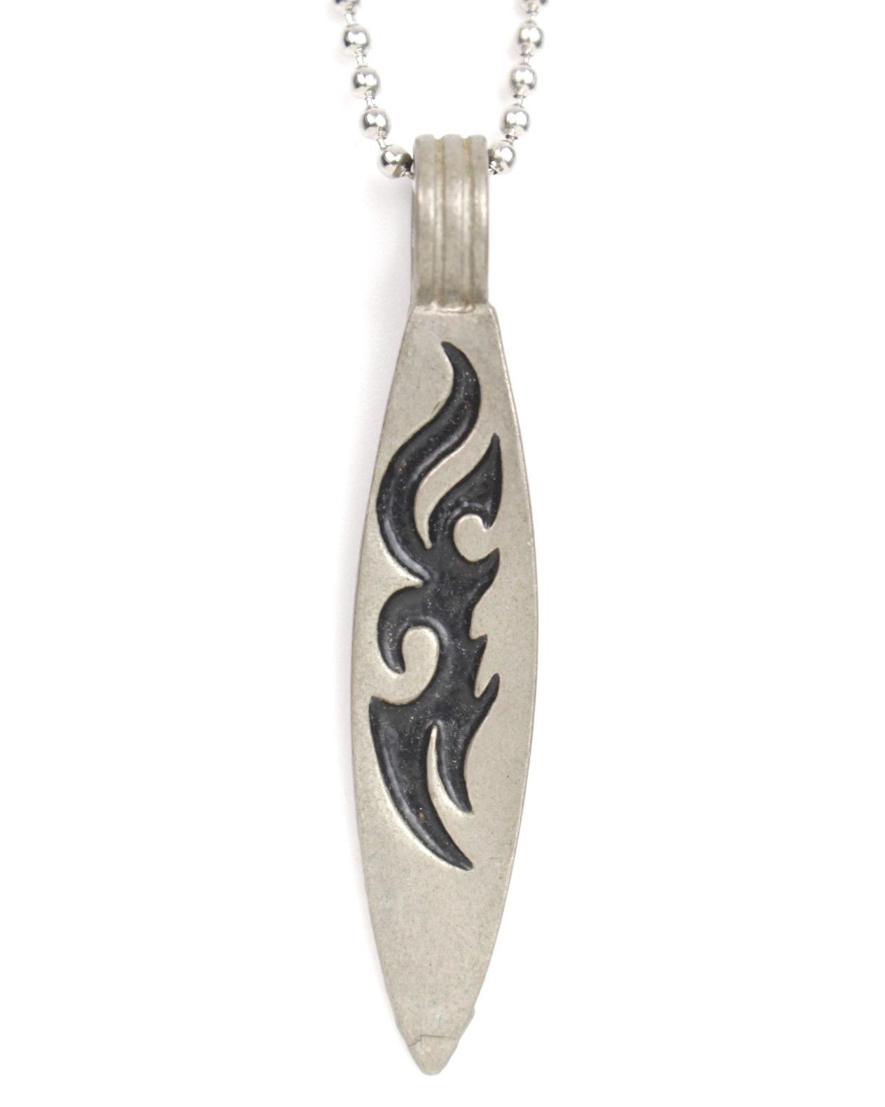 2000S JAPANESE MADE TRIBAL SURFBOARD PENDANT NECKLACE